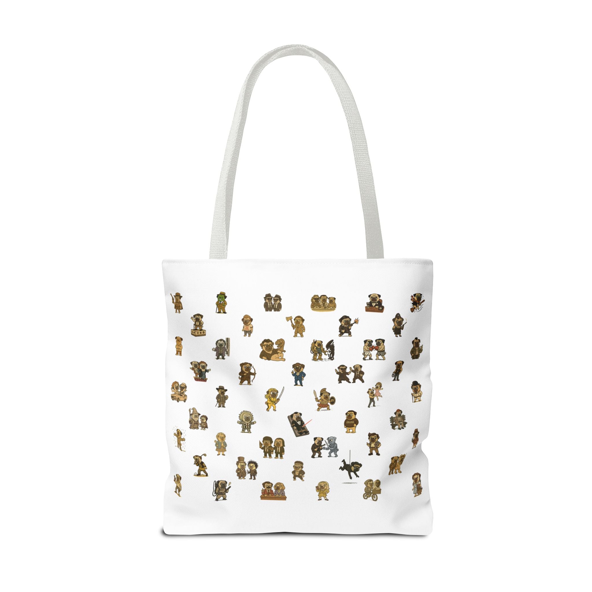 Movie Pugs Tote Bag – Hilarious Bag for Dog Lovers and Cinema Fans
