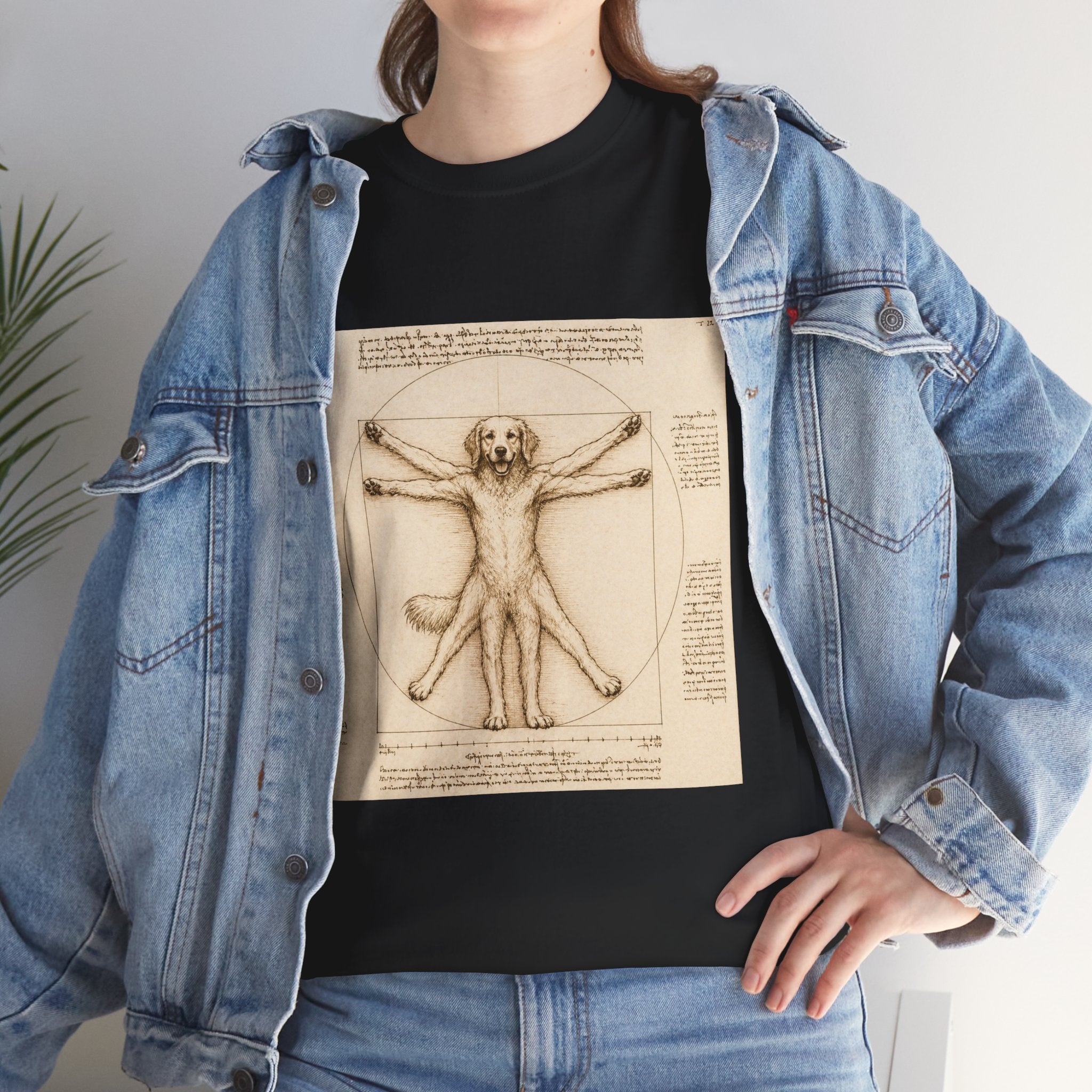 The Furtruvian Man -- Funny Shirt for Dog and Art Lovers