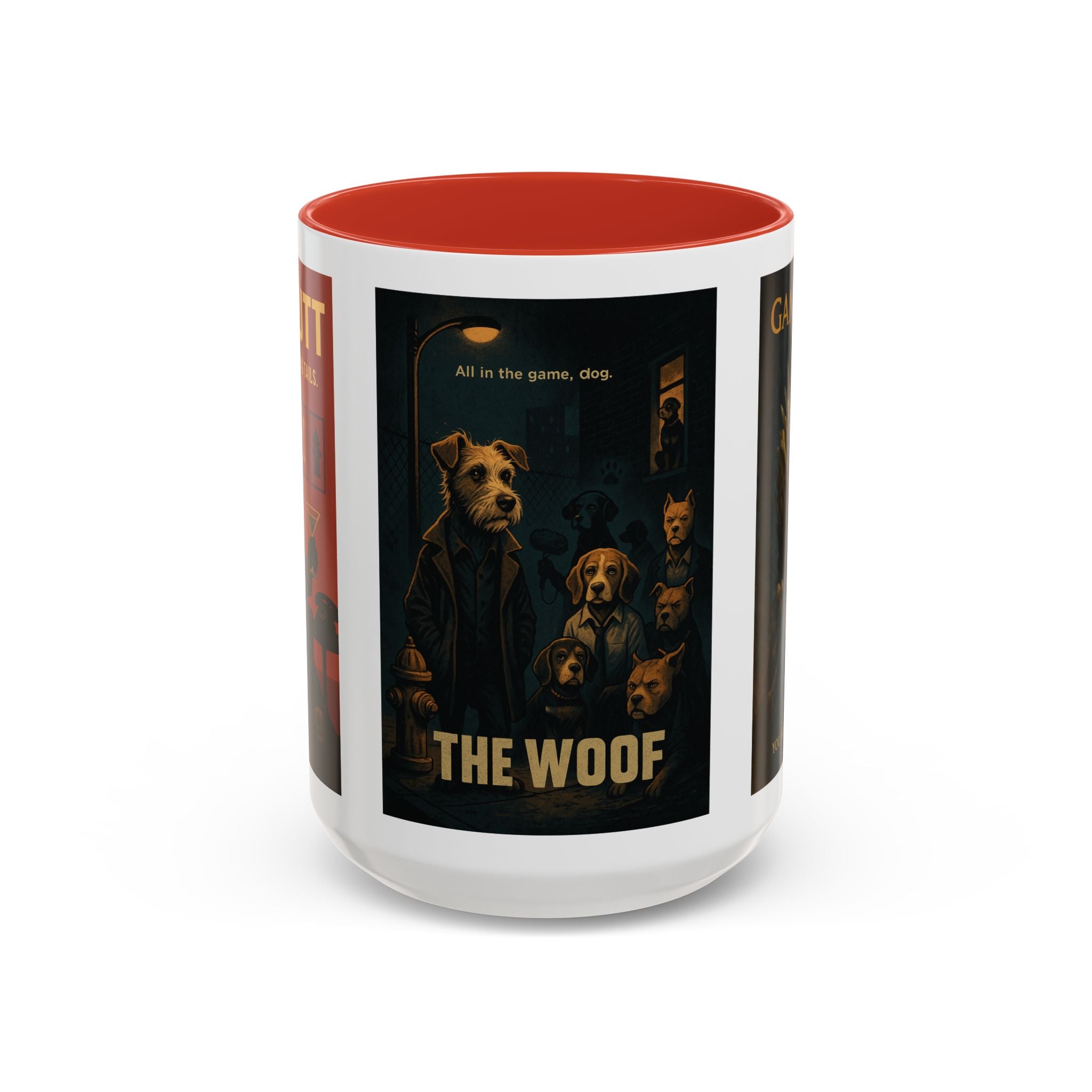 Golden TV Classics Dog Parody Coffee Mug – Mad Men, The Wire & Game of Thrones
