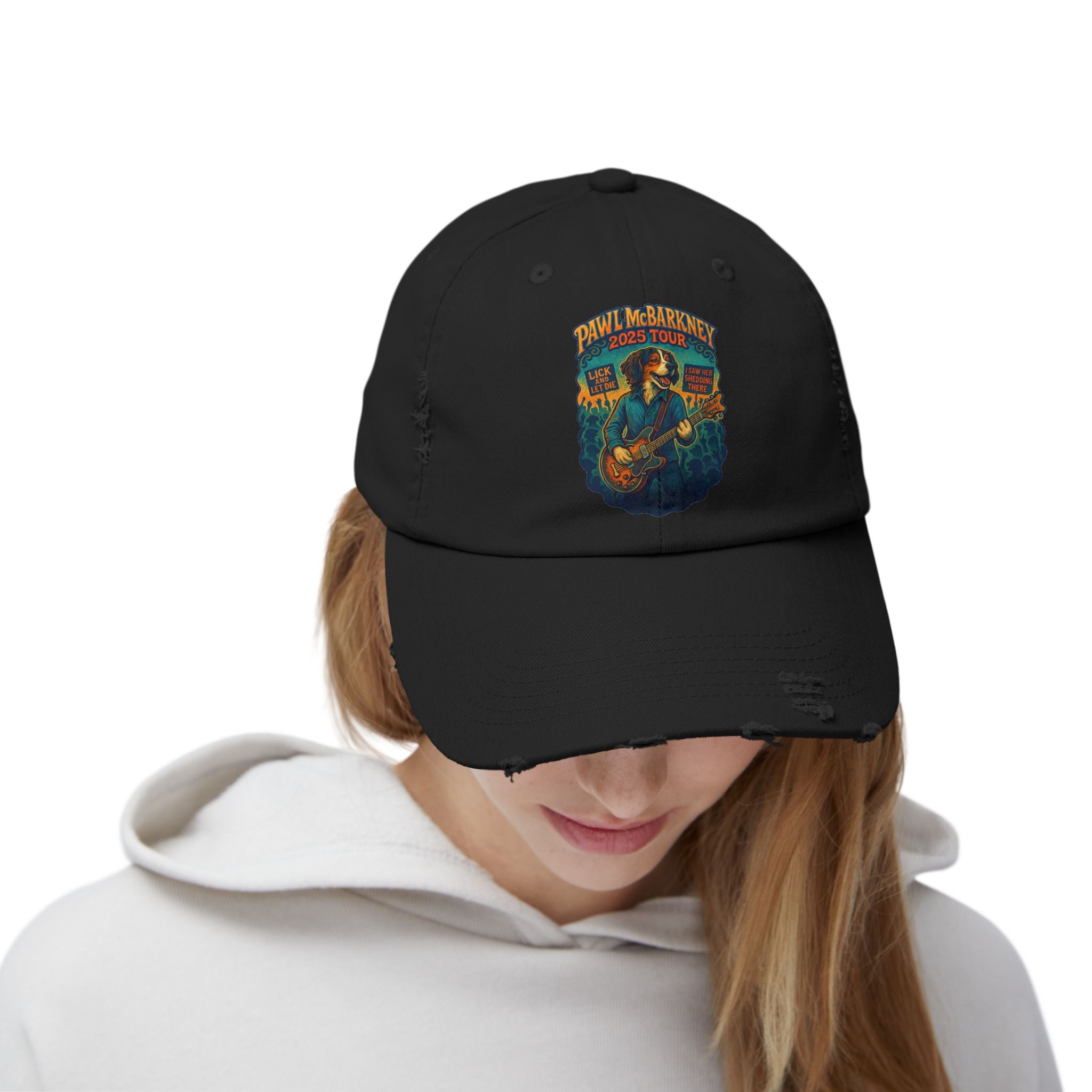 Pawl McBarkney Tour Hat -- Paul McCartney 2025 Tour Merchandise Dog Parody Hat