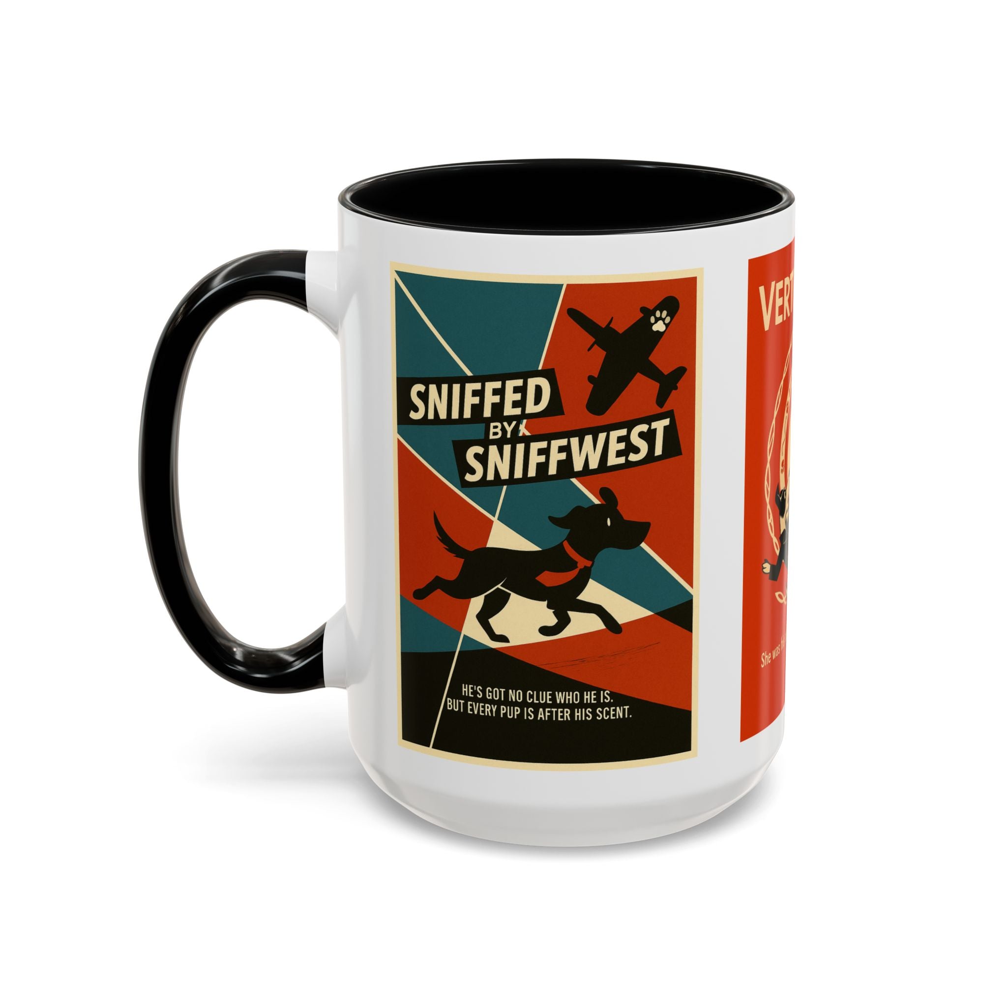 Alfred Hitchock Dog Parody Mug – Funny Gift for Classic Movie Lovers