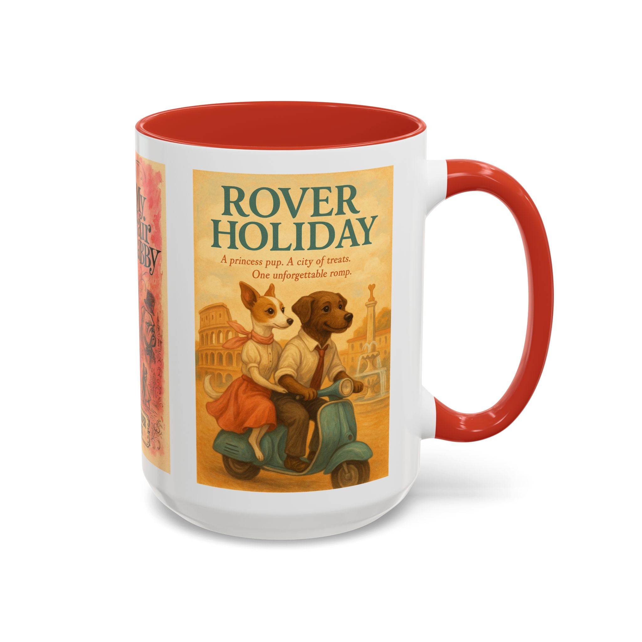 Audrey Hepburn Dog Parody Mug – Funny Gift for Classic Movie Lovers