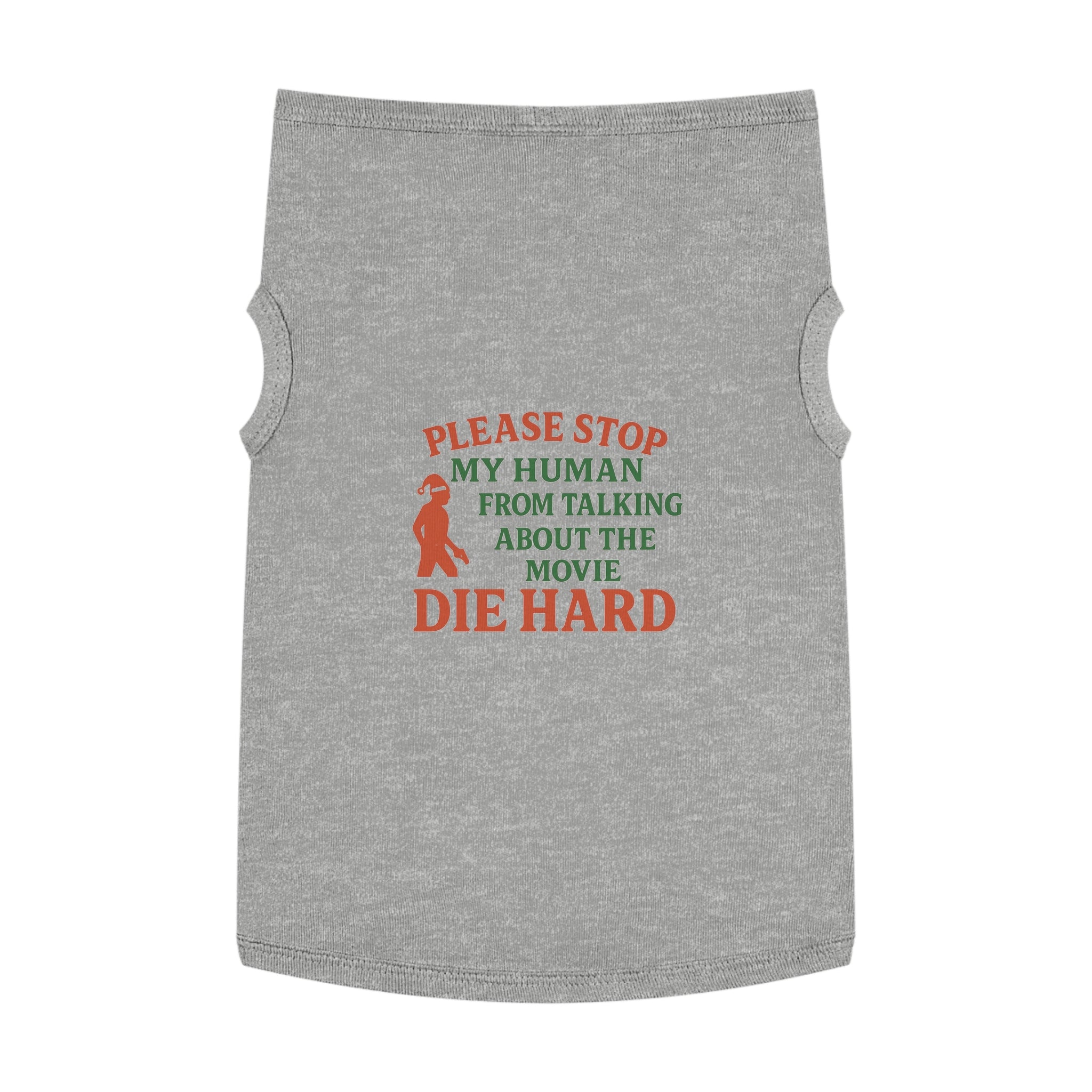 Die Hard Dog Tank Top -- Funny Christmas Apparel for Dogs
