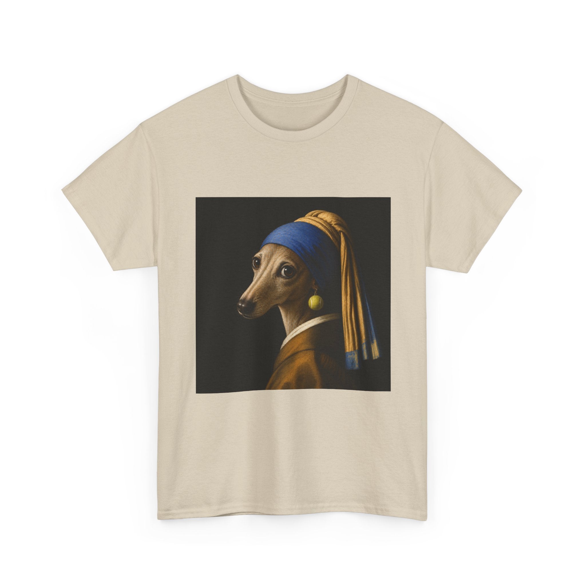 The Girl With the Fuzzy Earring -- Funny Shirt for Dog and Art Lovers