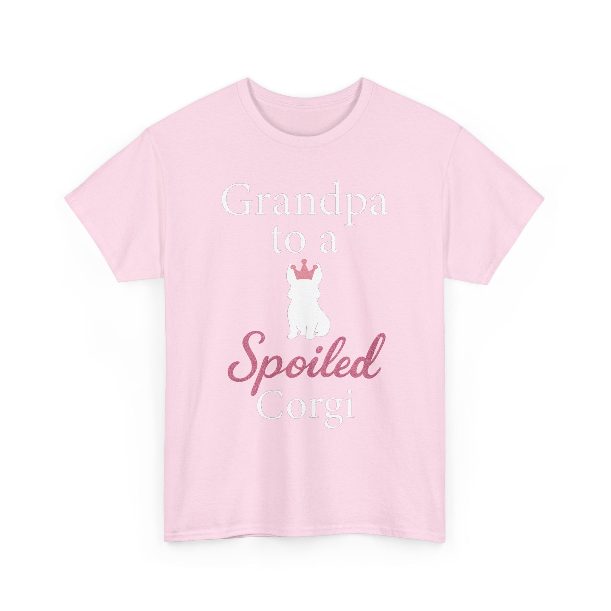 Grandpa to a Spoiled Corgi T-Shirt — Funny Shirt for Dog Lovers
