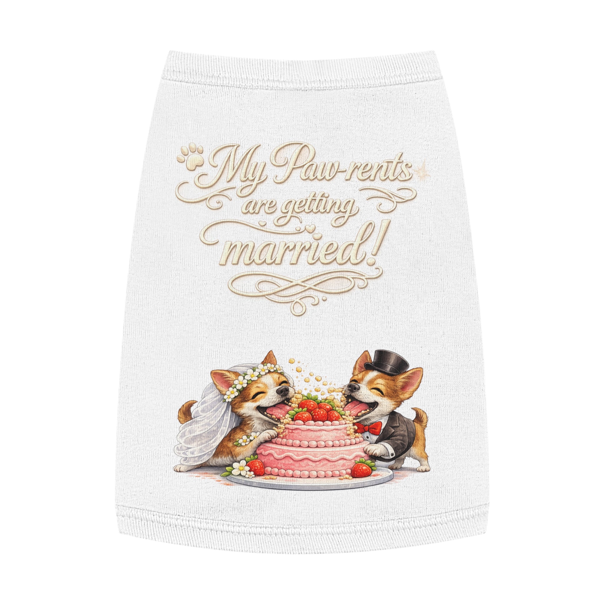 Copy of Engagement Gift for Dog Lovers -- My Pawrents Are Getting Married Dog Shirt Wedding Gift (Chihuahua)