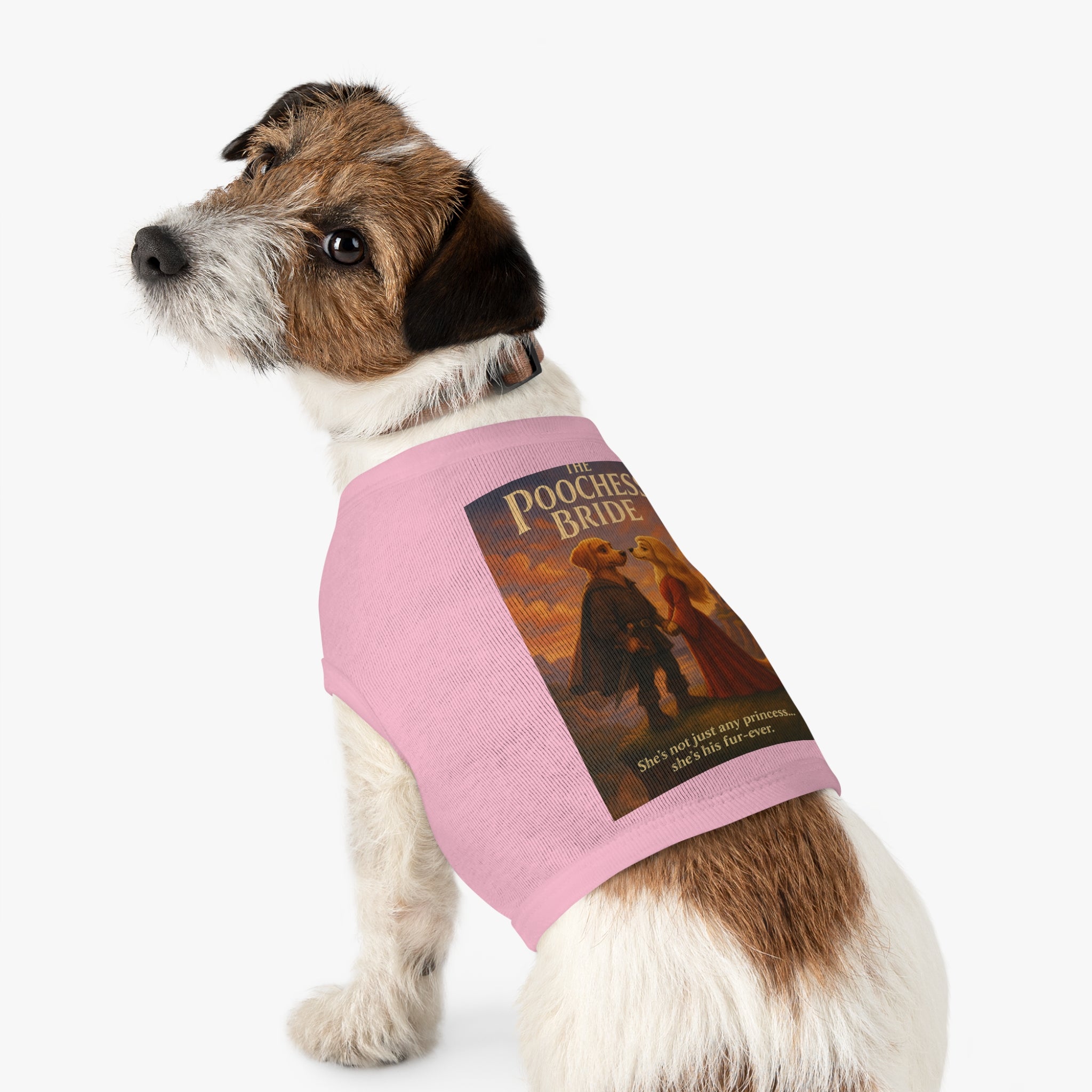 The Poochess Bride Pet Tank Top-- Funny Parody Shirt for Dogs Lovers