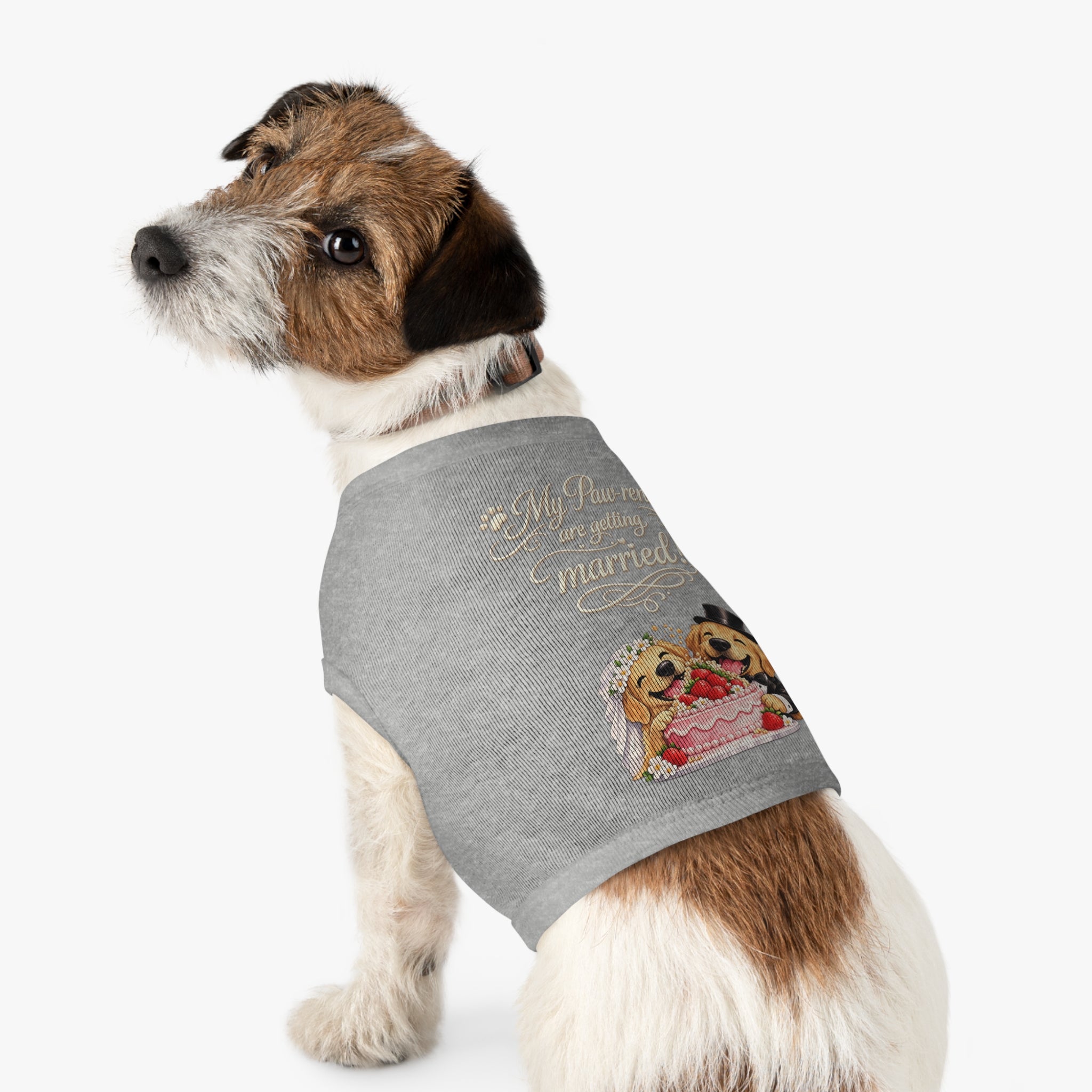 Engagement Gift for Dog Lovers -- My Pawrents Are Getting Married Dog Shirt Wedding Gift (Lab/Golden Retriever)