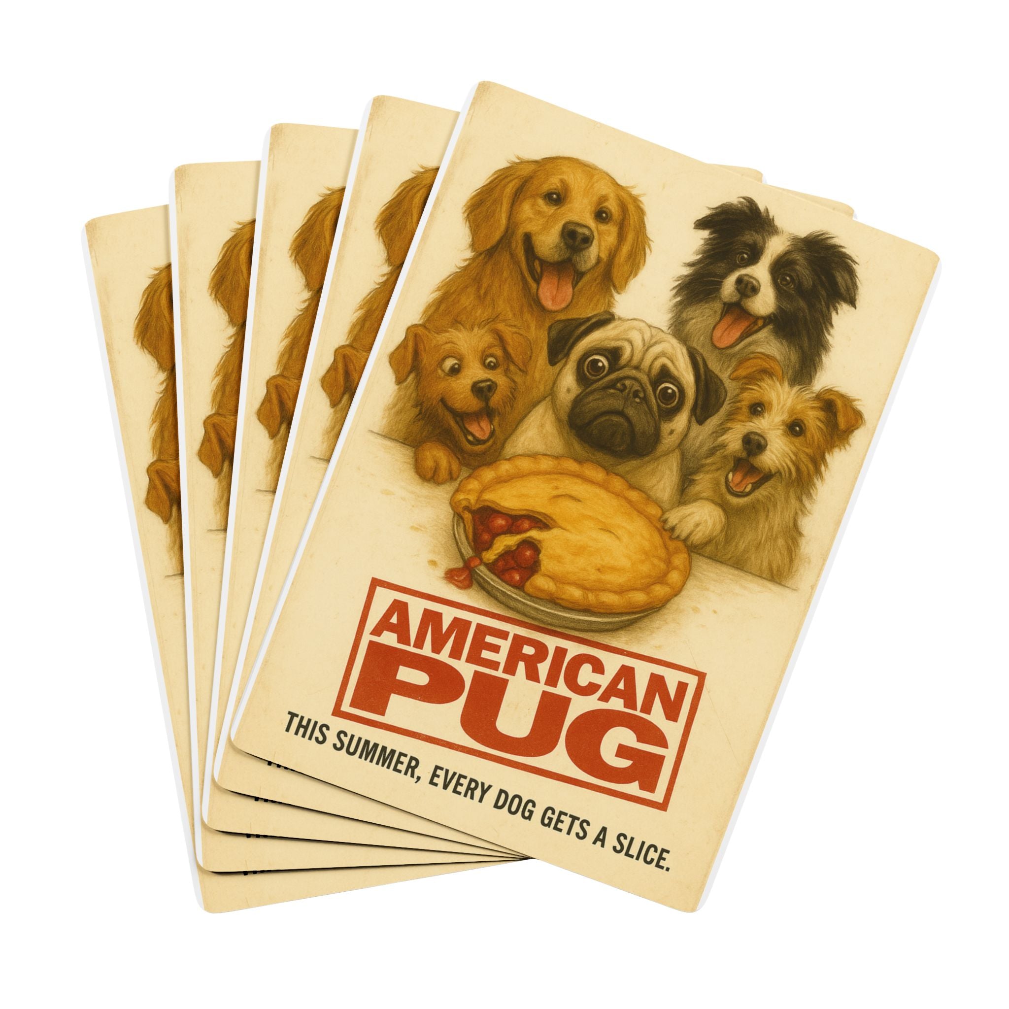 American Pug Playing Cards -- Funny Gift for Dog Lovers and Movie Fans
