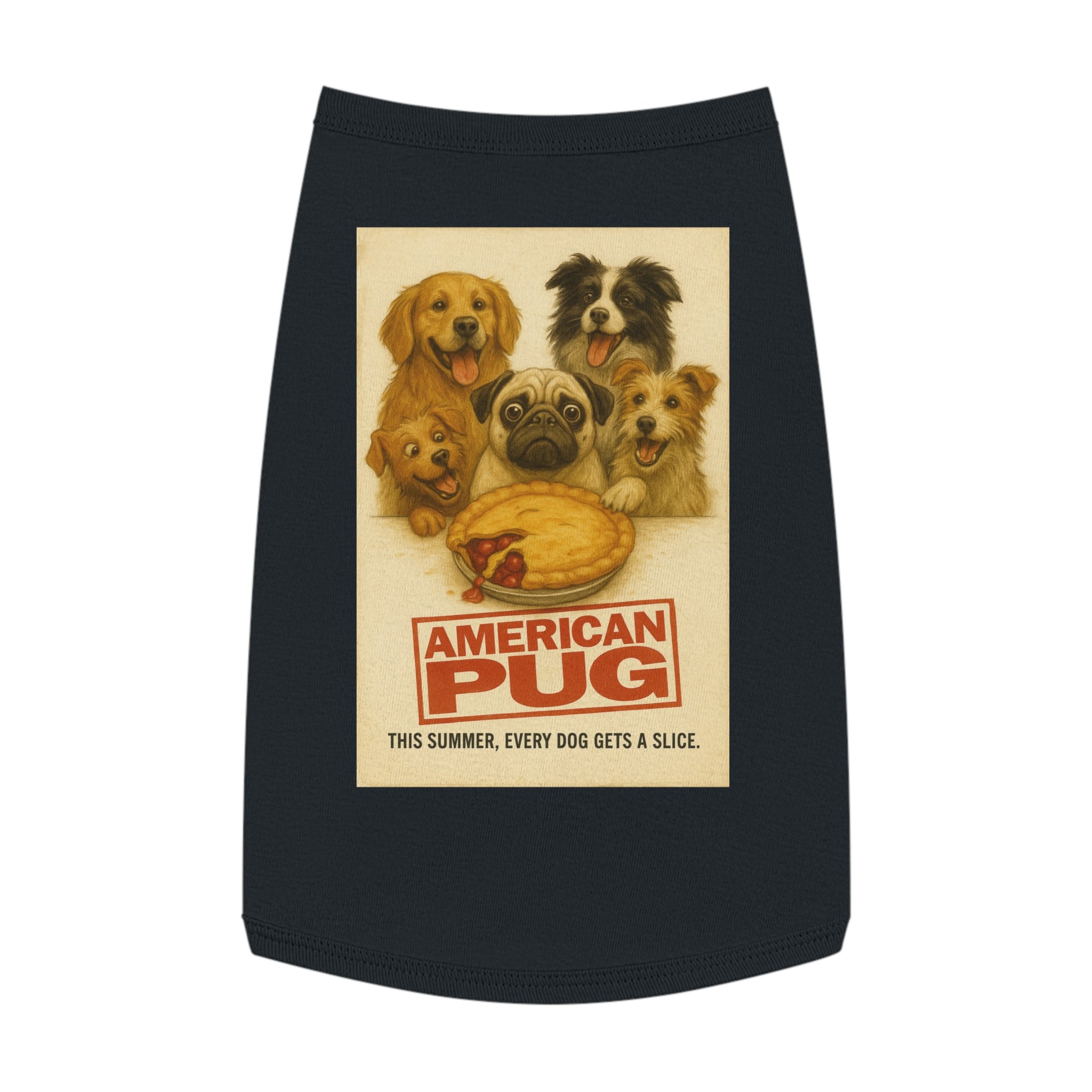 American Pug Pet Tank Top-- Funny Parody Shirt for Dog Lovers