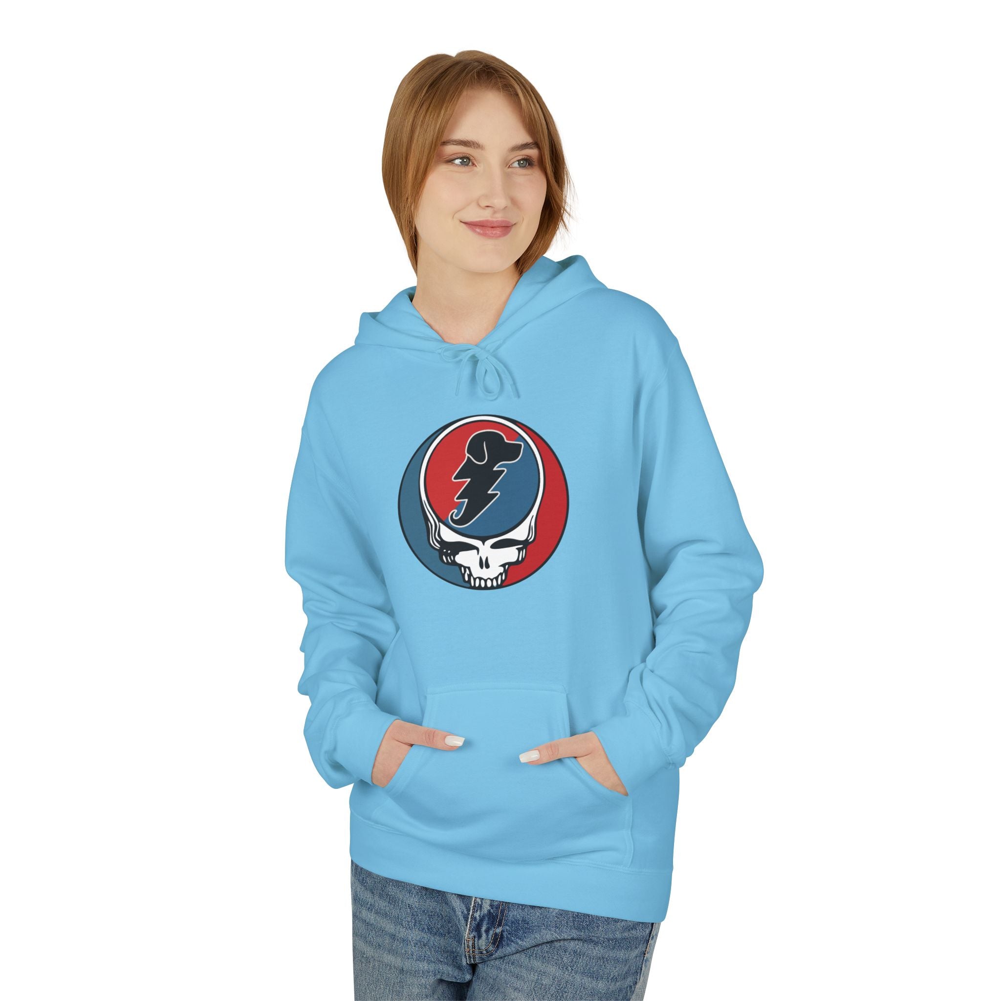 Grateful Dead Parody Dog Hoodie — Funny Hoodie for Deadheads and Dog Lovers