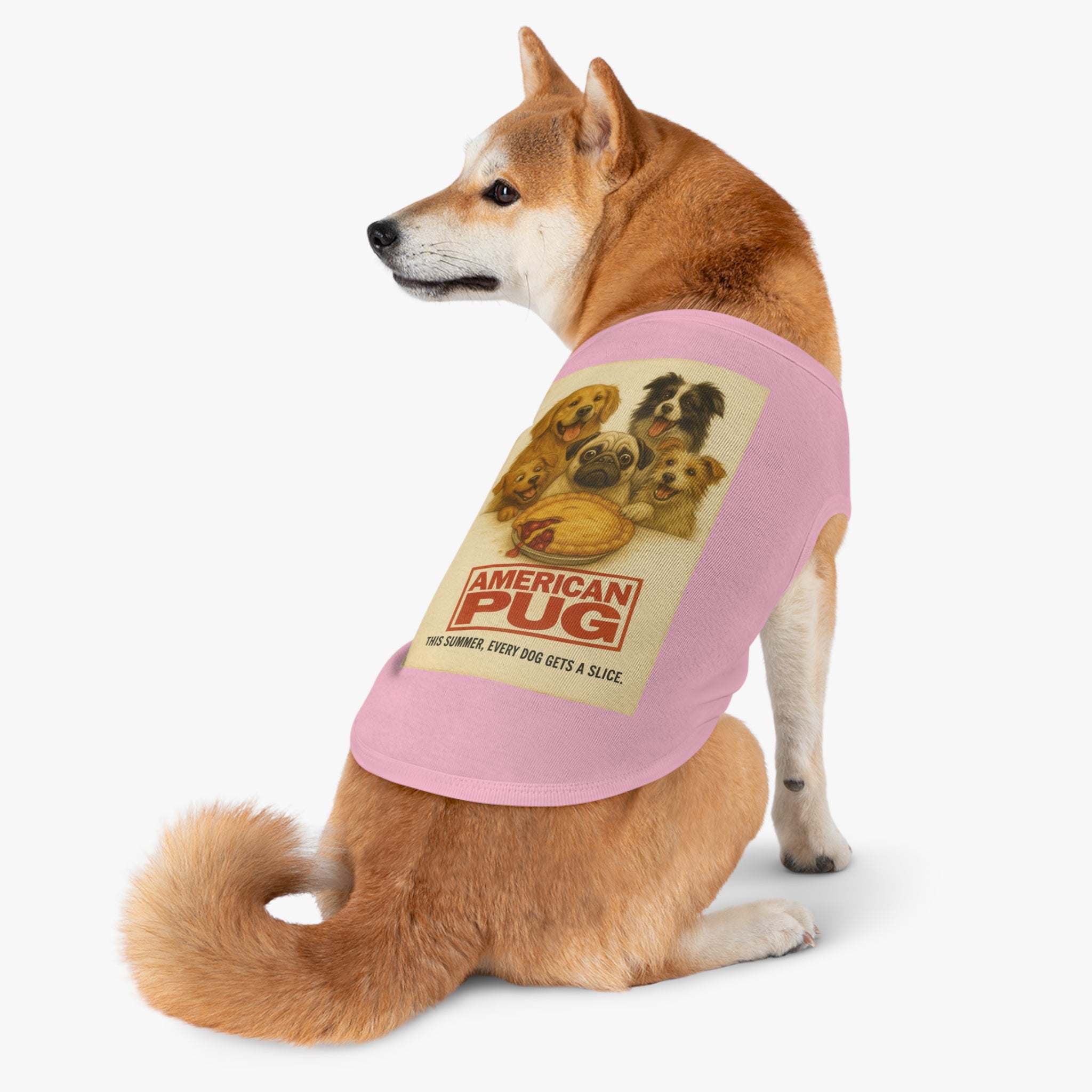 American Pug Pet Tank Top-- Funny Parody Shirt for Dog Lovers
