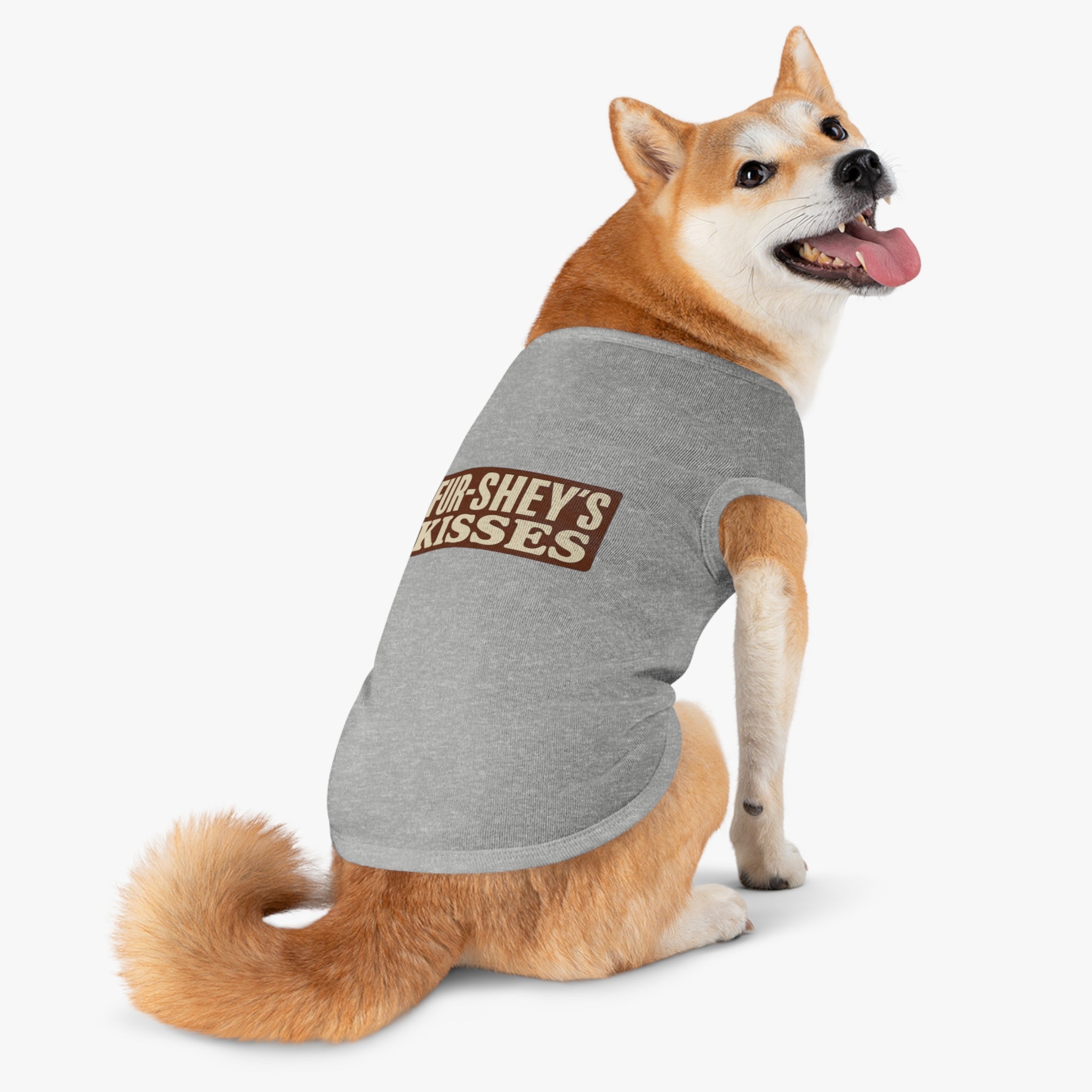 Furshey's Kisses Parody Dog Shirt - Funny Halloween Dog Costume