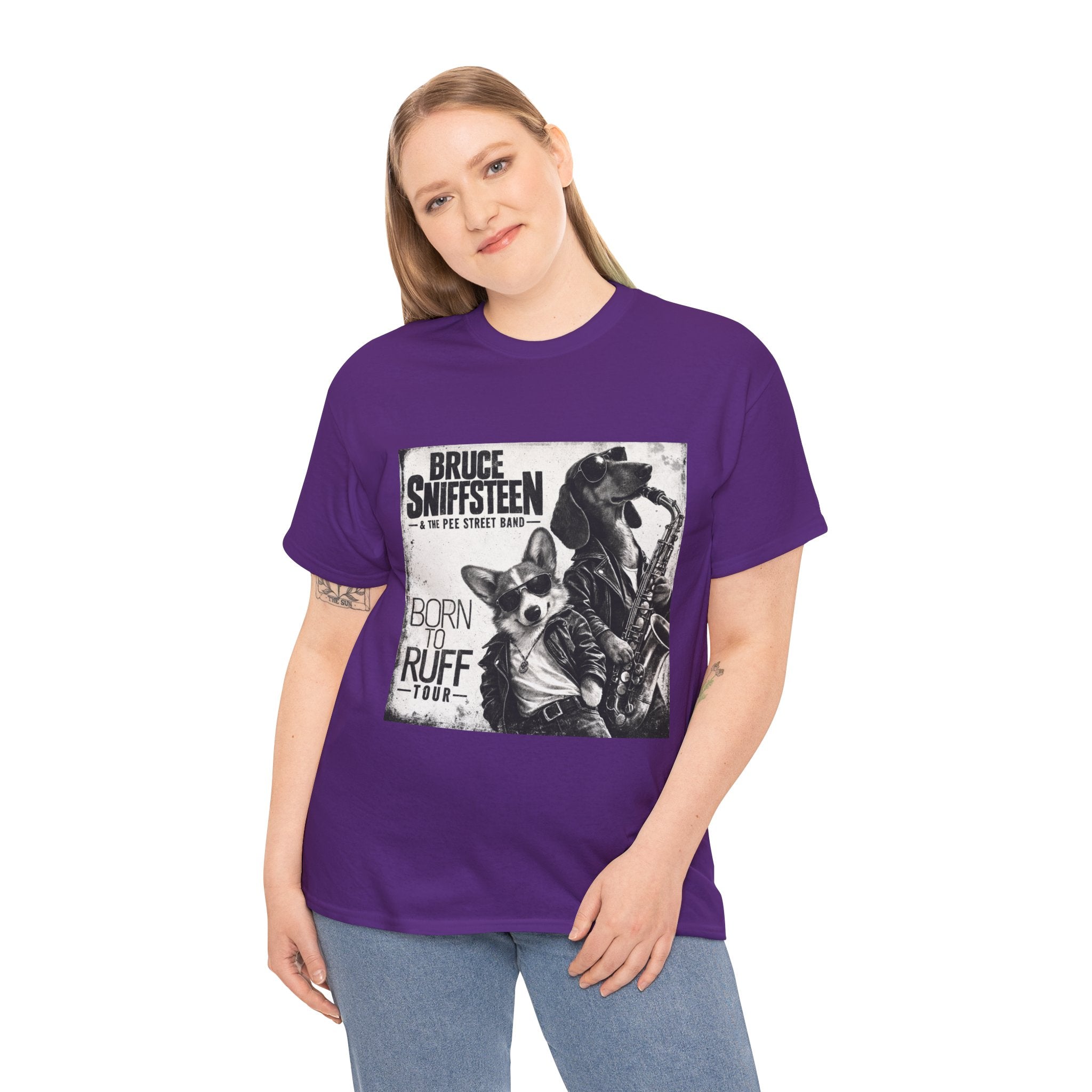 Bruce Sniffsteen & the Pee Street Band Shirt -- Funny Bruce Springsteen 2026 Tour Shirt Parody