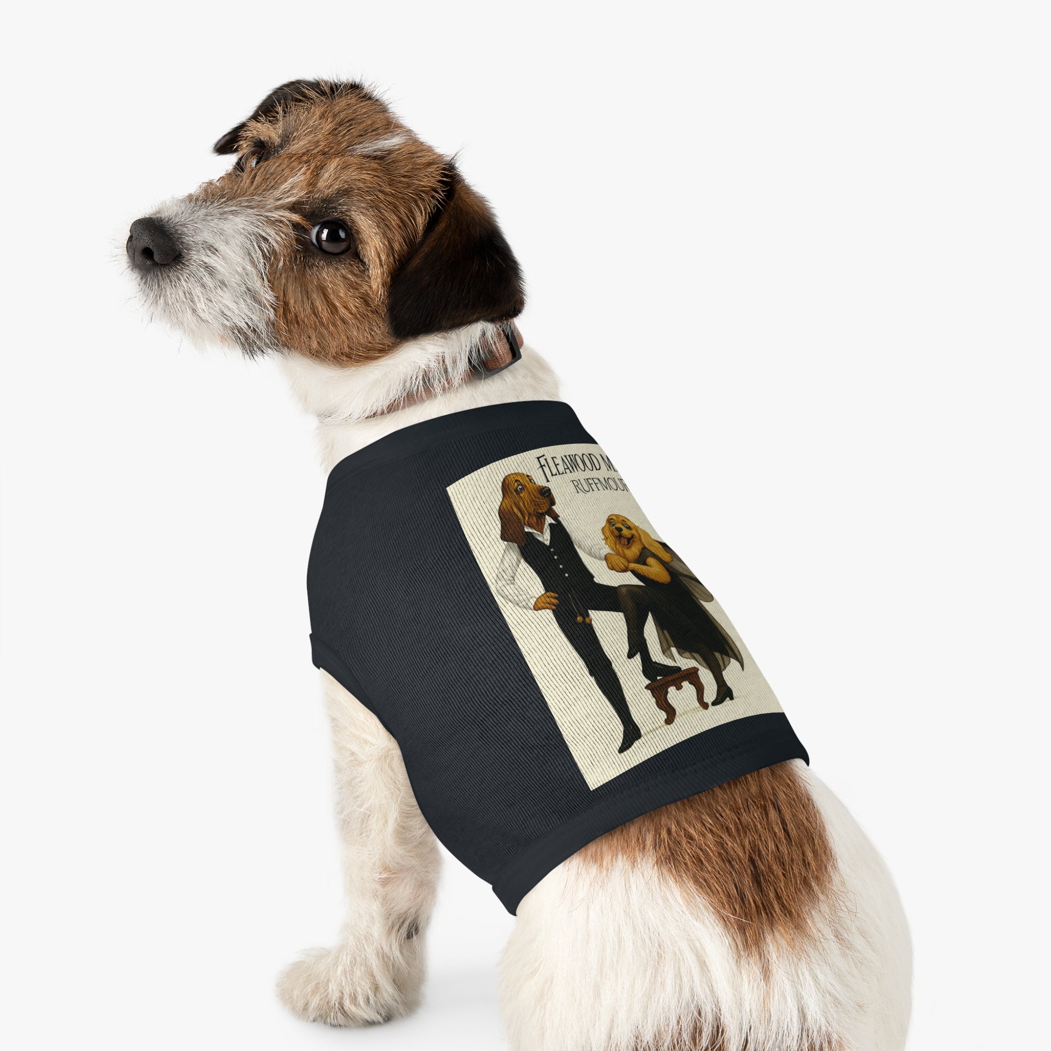 Fleetwoof Mac Ruffmours Pet Tank Top -- Funny Fleetwood Mac Parody Shirt for Dog Lovers