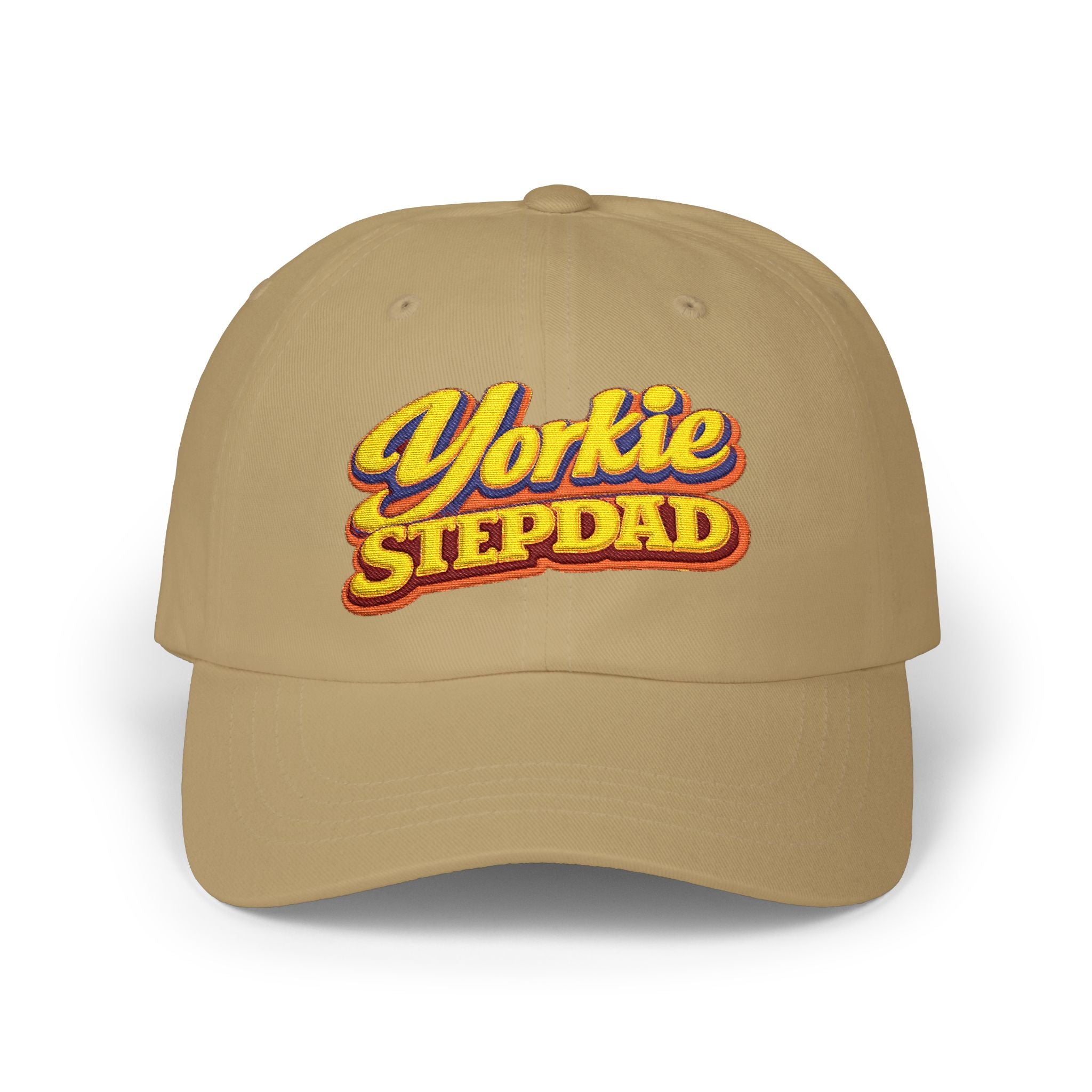 Yorkie Stepdad Dad Cap — Embroidered Baseball Hat for Dog Lovers
