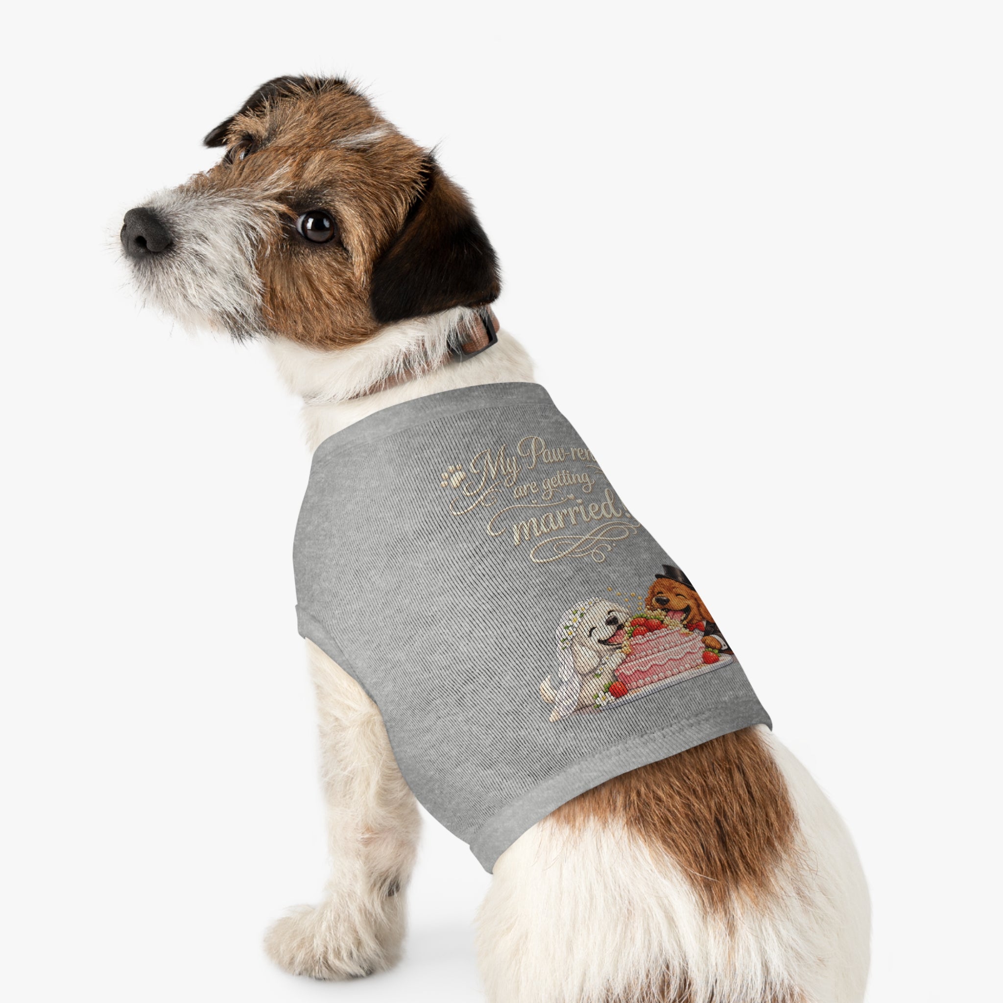 Engagement Gift for Dog Lovers -- My Pawrents Are Getting Married Dog Shirt Wedding Gift (Poodle)