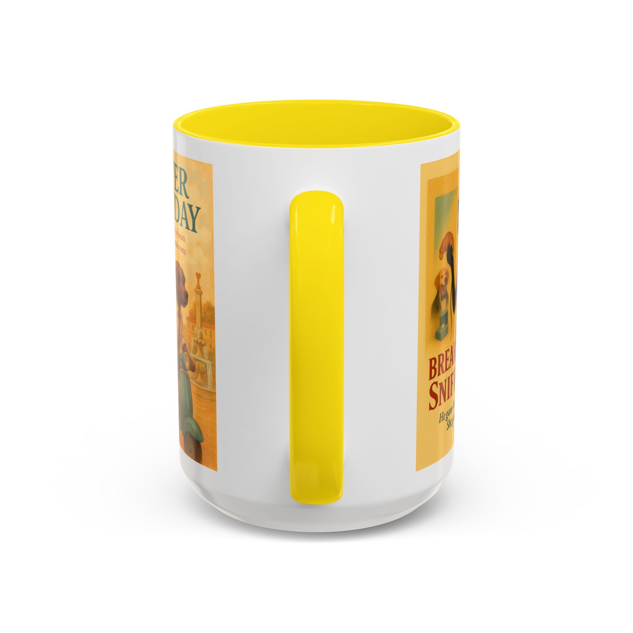 Audrey Hepburn Dog Parody Mug – Funny Gift for Classic Movie Lovers