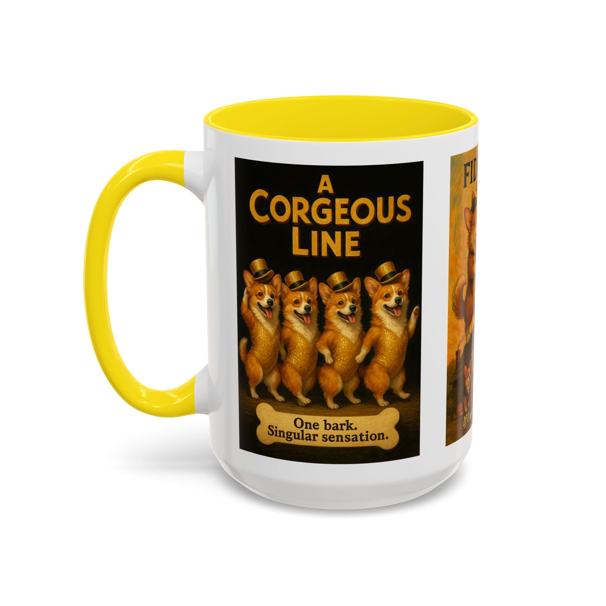 Broadway Dog Parody Mug – Funny Chicago, Fiddler & A Chorus Line Musical Gift