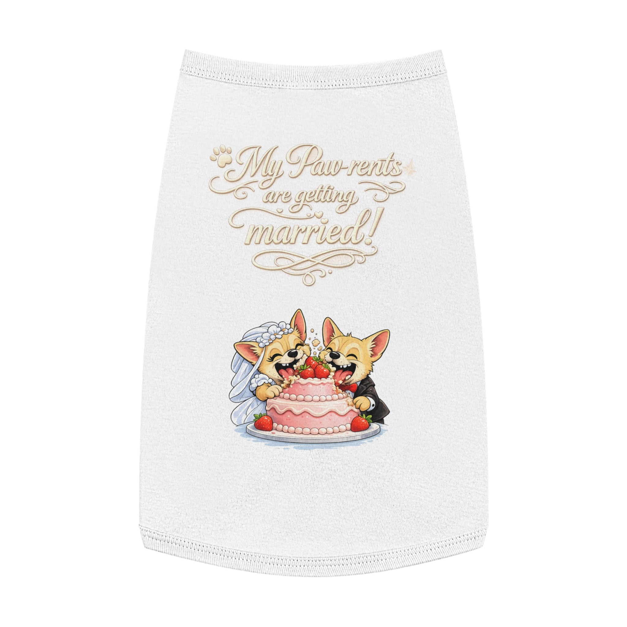 Engagement Gift for Dog Lovers -- My Pawrents Are Getting Married Dog Shirt Wedding Gift (Corgi)
