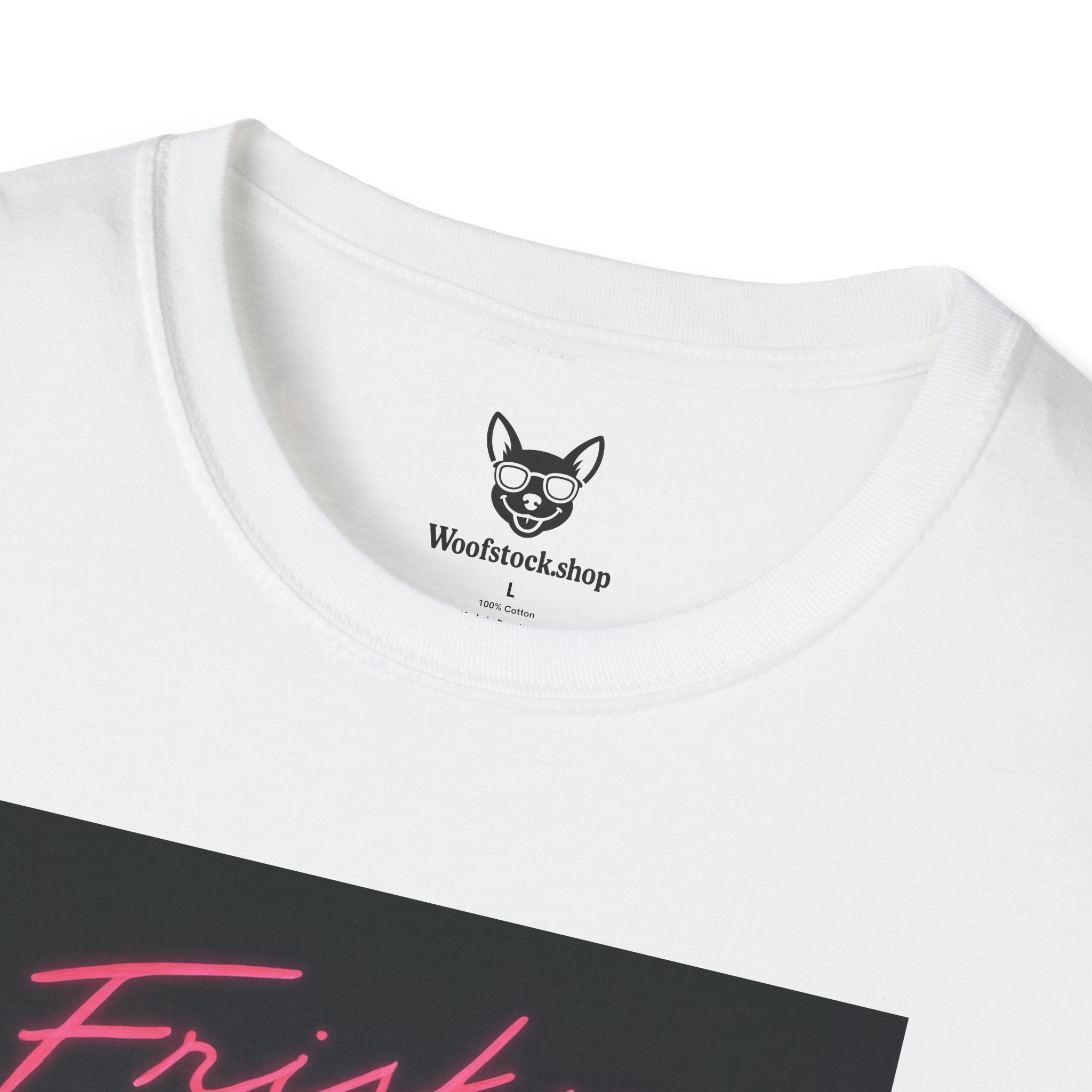 Risky Business Movie Poster Dog Parody Unisex Softstyle T-Shirt -- Funny Dog Movie Tee for Film and Dog Lovers