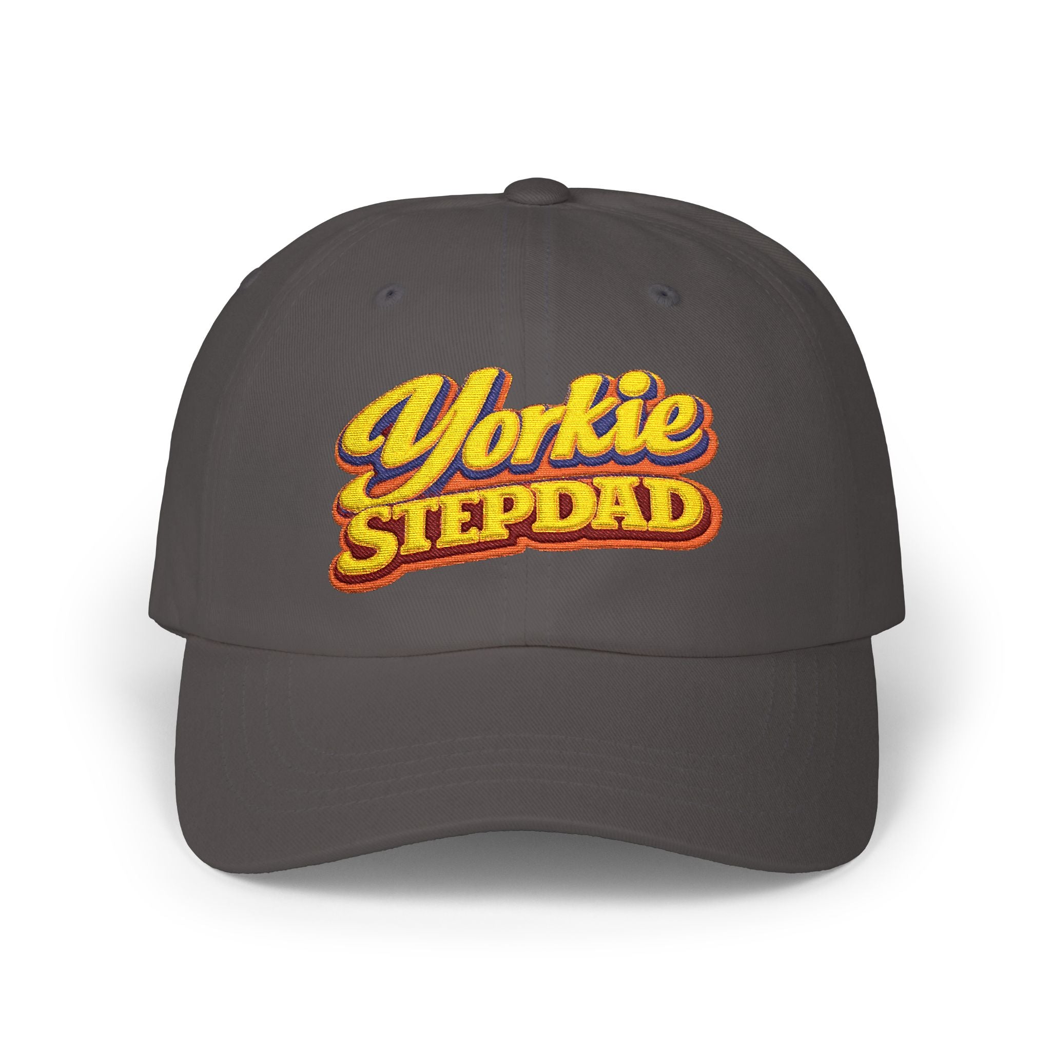 Yorkie Stepdad Dad Cap — Embroidered Baseball Hat for Dog Lovers