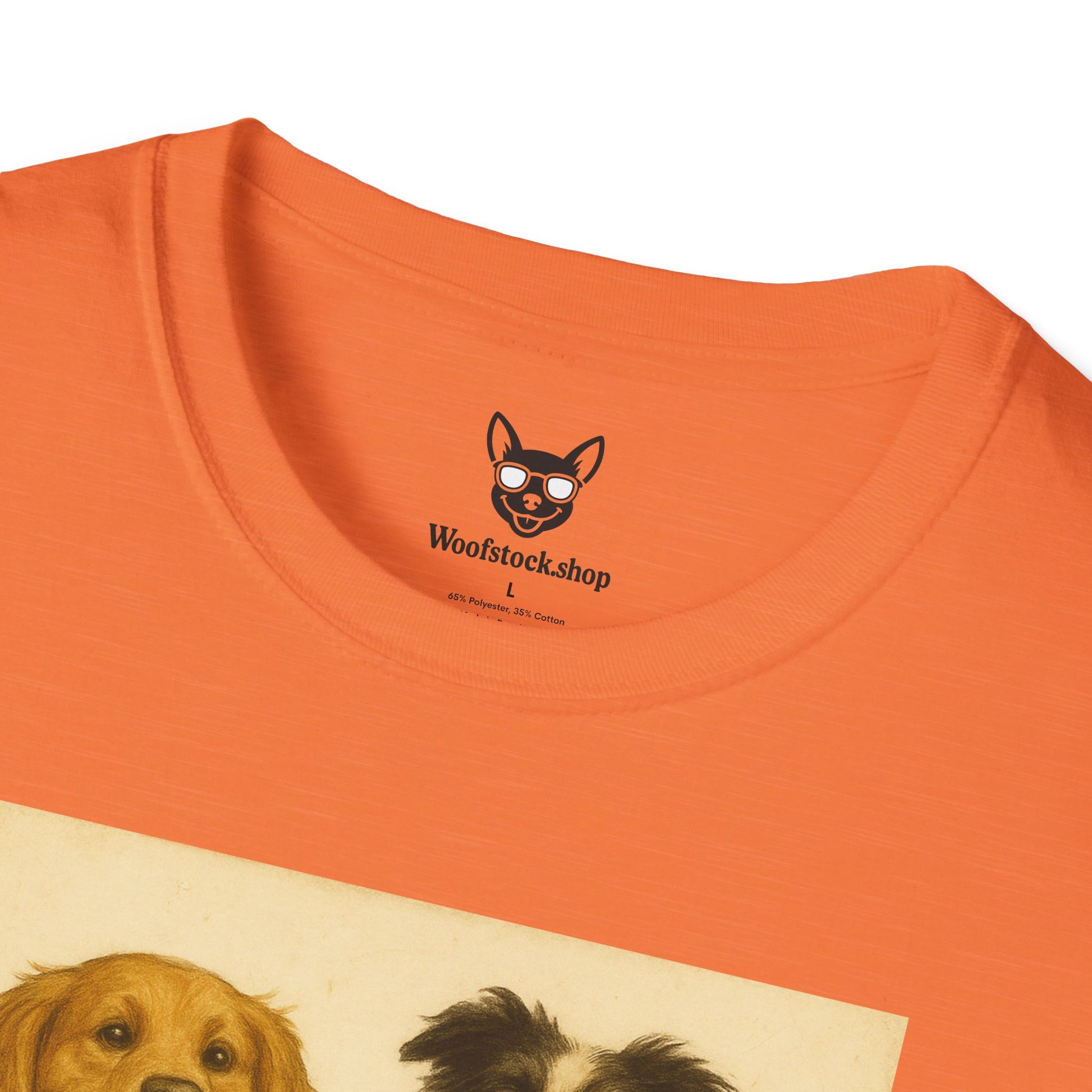 American Pie Movie Poster Dog Parody Unisex Softstyle T-Shirt -- Funny Dog Movie Tee for Film and Dog Lovers