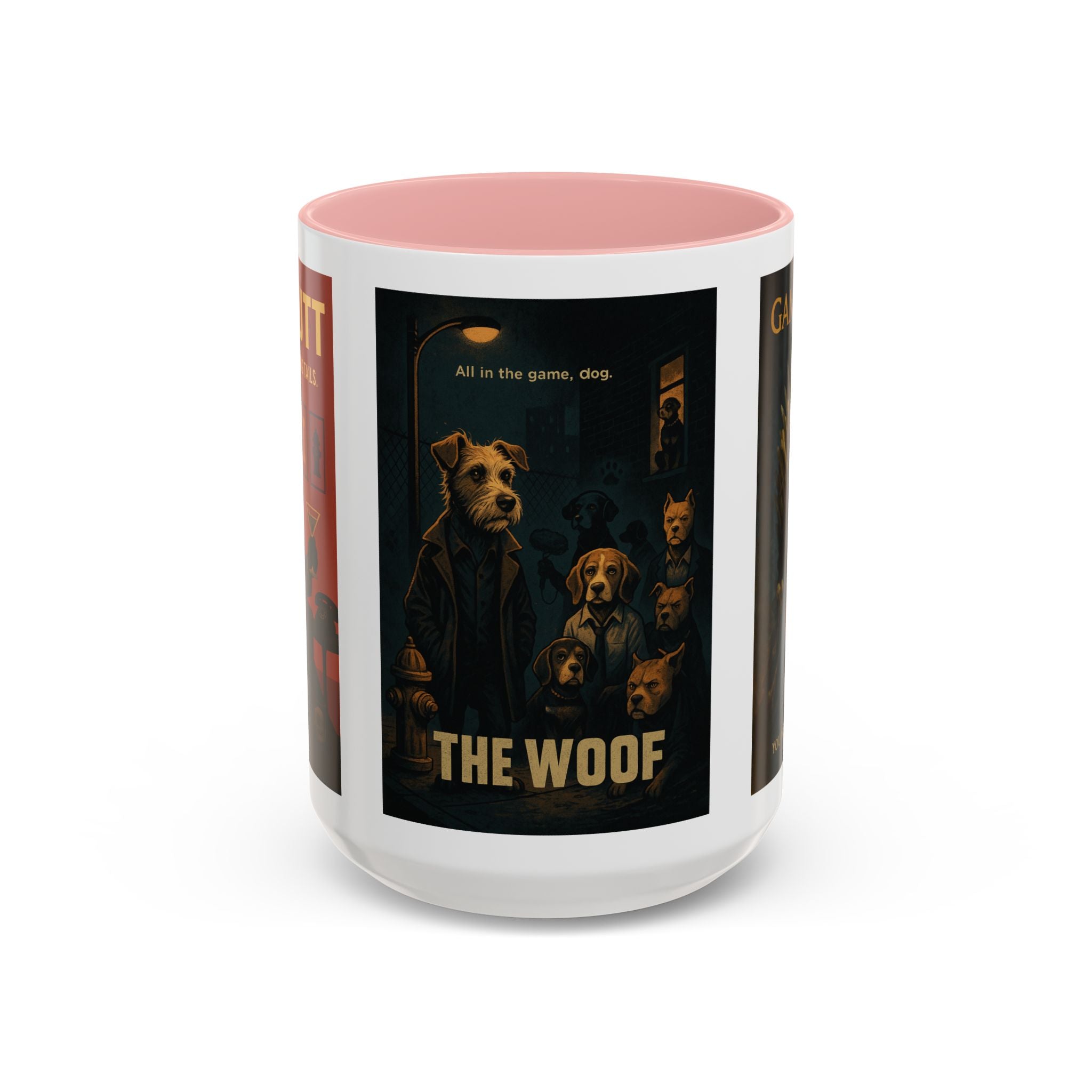 Golden TV Classics Dog Parody Coffee Mug – Mad Men, The Wire & Game of Thrones