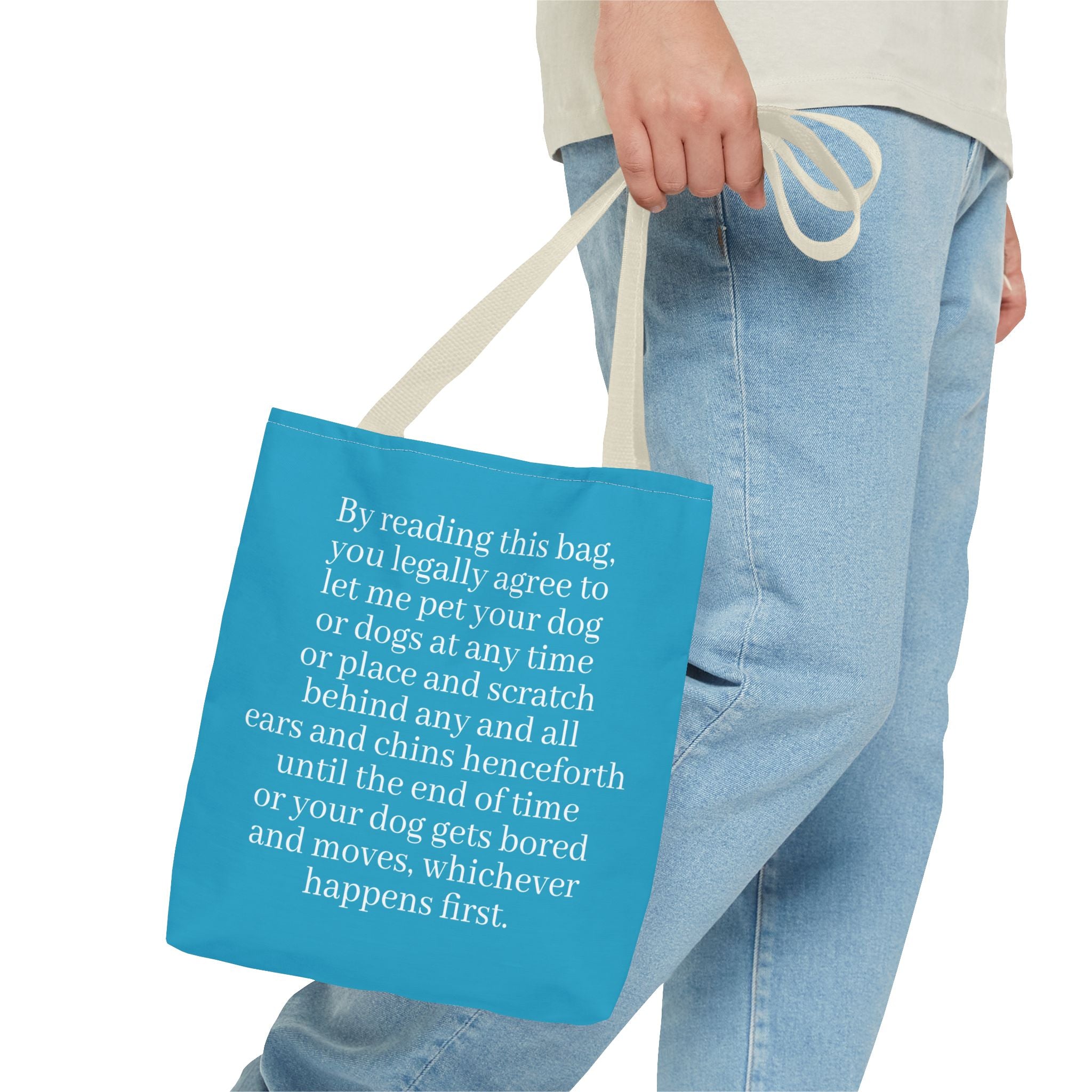Funny Legal Dog Lover Tote Bag — Great Gift for Canine Fans and Friends