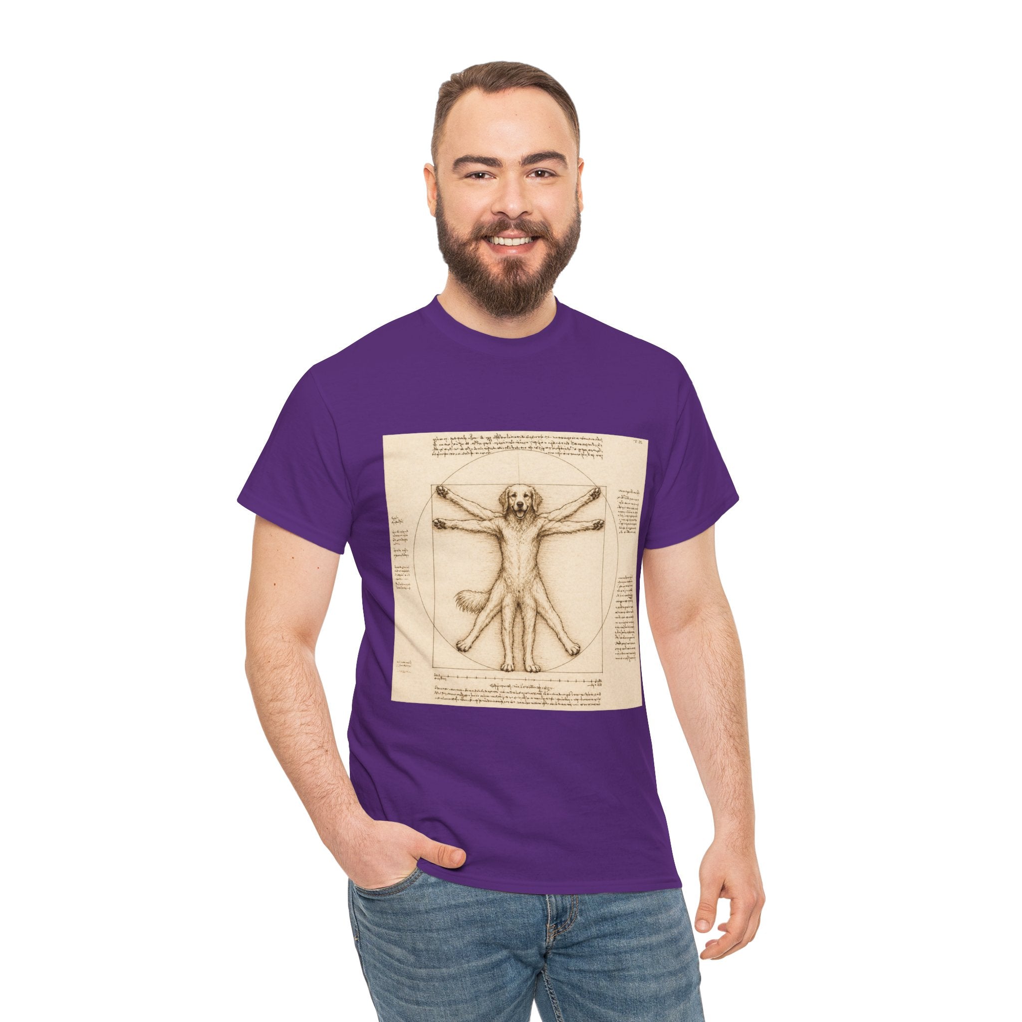 The Furtruvian Man -- Funny Shirt for Dog and Art Lovers