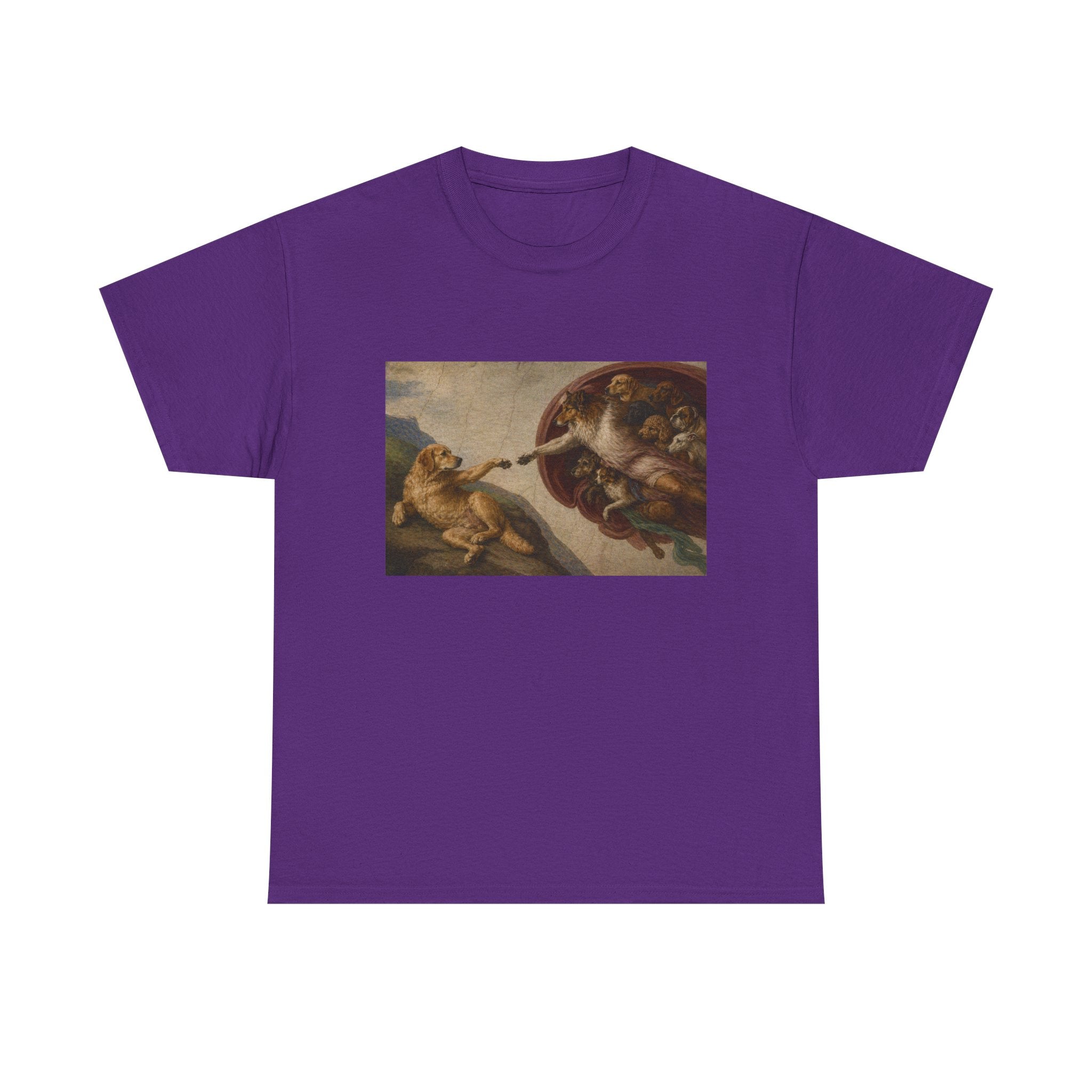 The Creation of Paw-dam -- Funny Shirt for Dog and Art Lovers