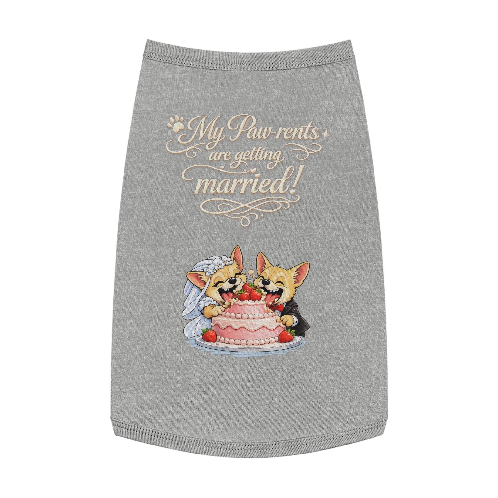 Engagement Gift for Dog Lovers -- My Pawrents Are Getting Married Dog Shirt Wedding Gift (Corgi)