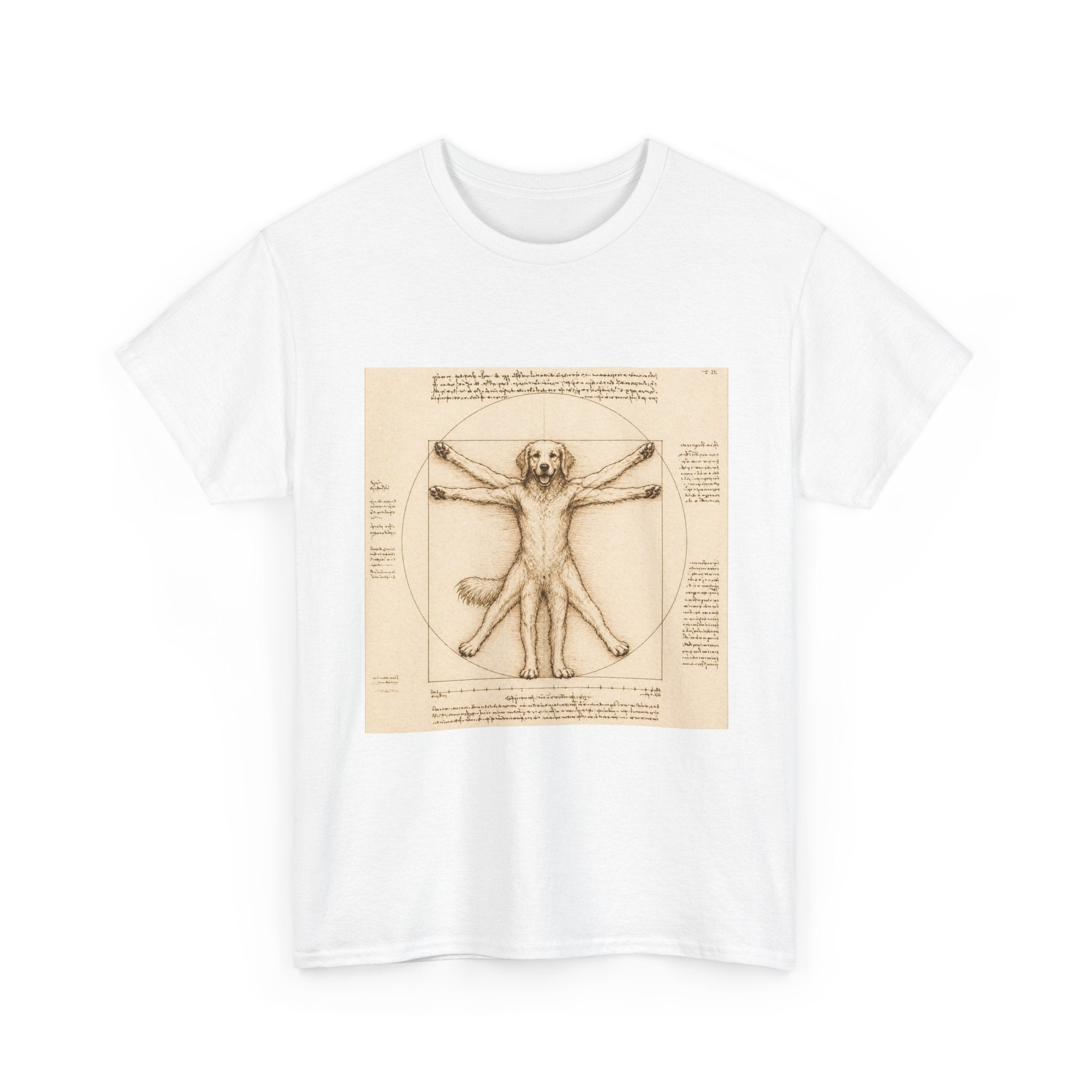 The Furtruvian Man -- Funny Shirt for Dog and Art Lovers