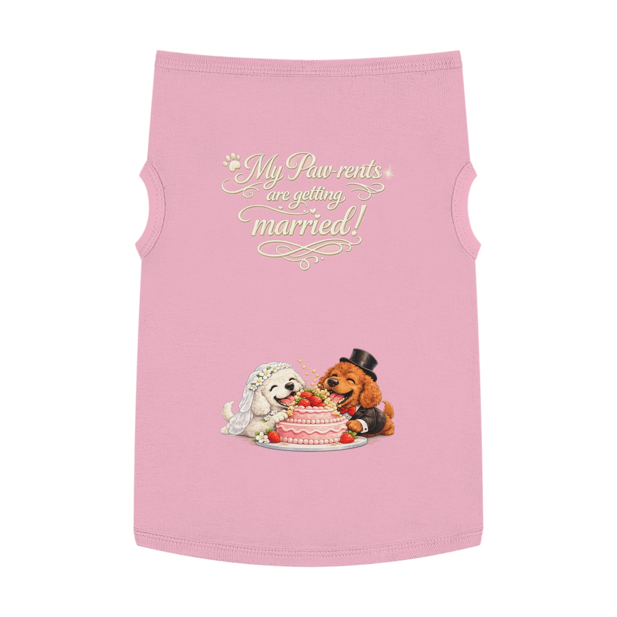 Engagement Gift for Dog Lovers -- My Pawrents Are Getting Married Dog Shirt Wedding Gift (Poodle)