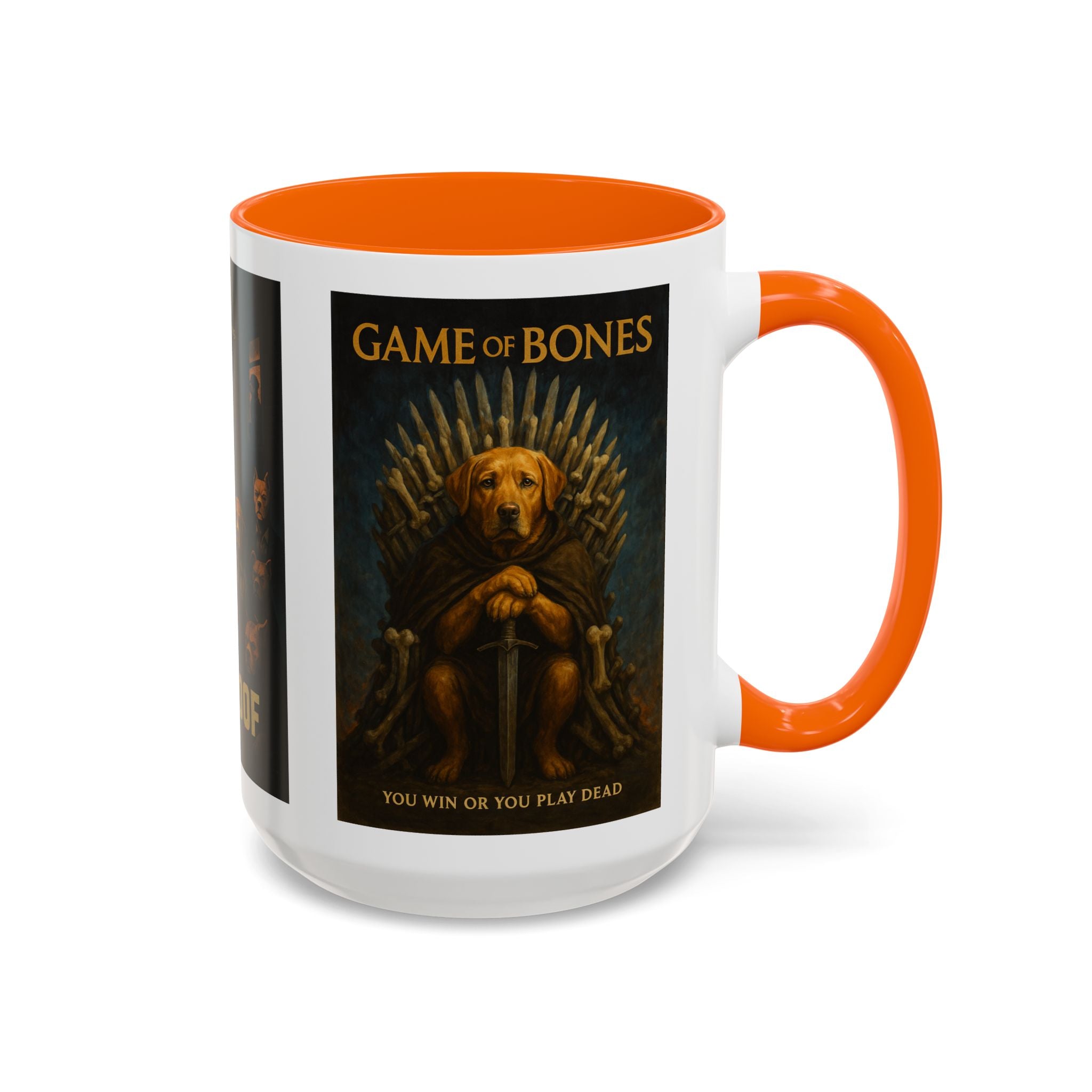 Golden TV Classics Dog Parody Coffee Mug – Mad Men, The Wire & Game of Thrones