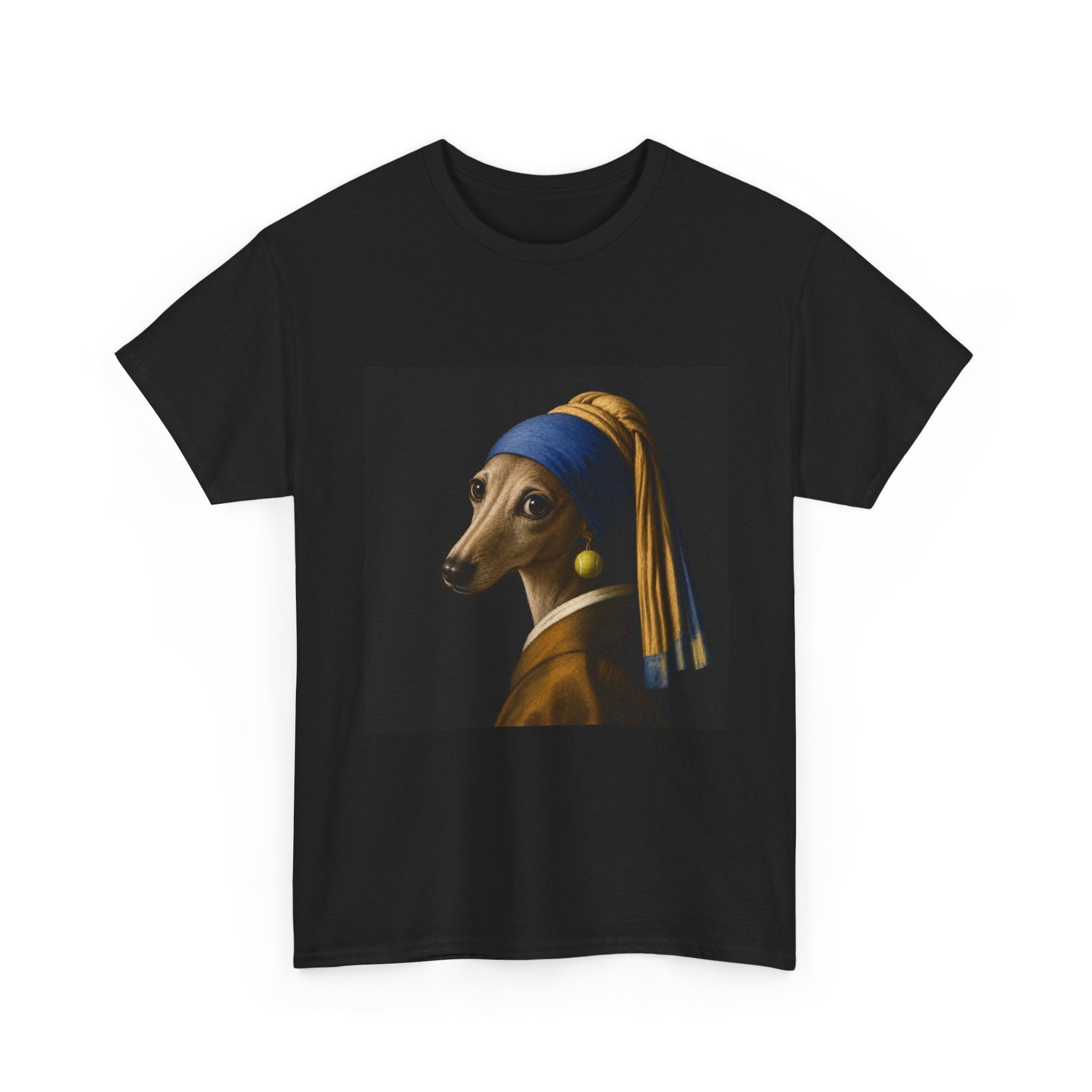 The Girl With the Fuzzy Earring -- Funny Shirt for Dog and Art Lovers