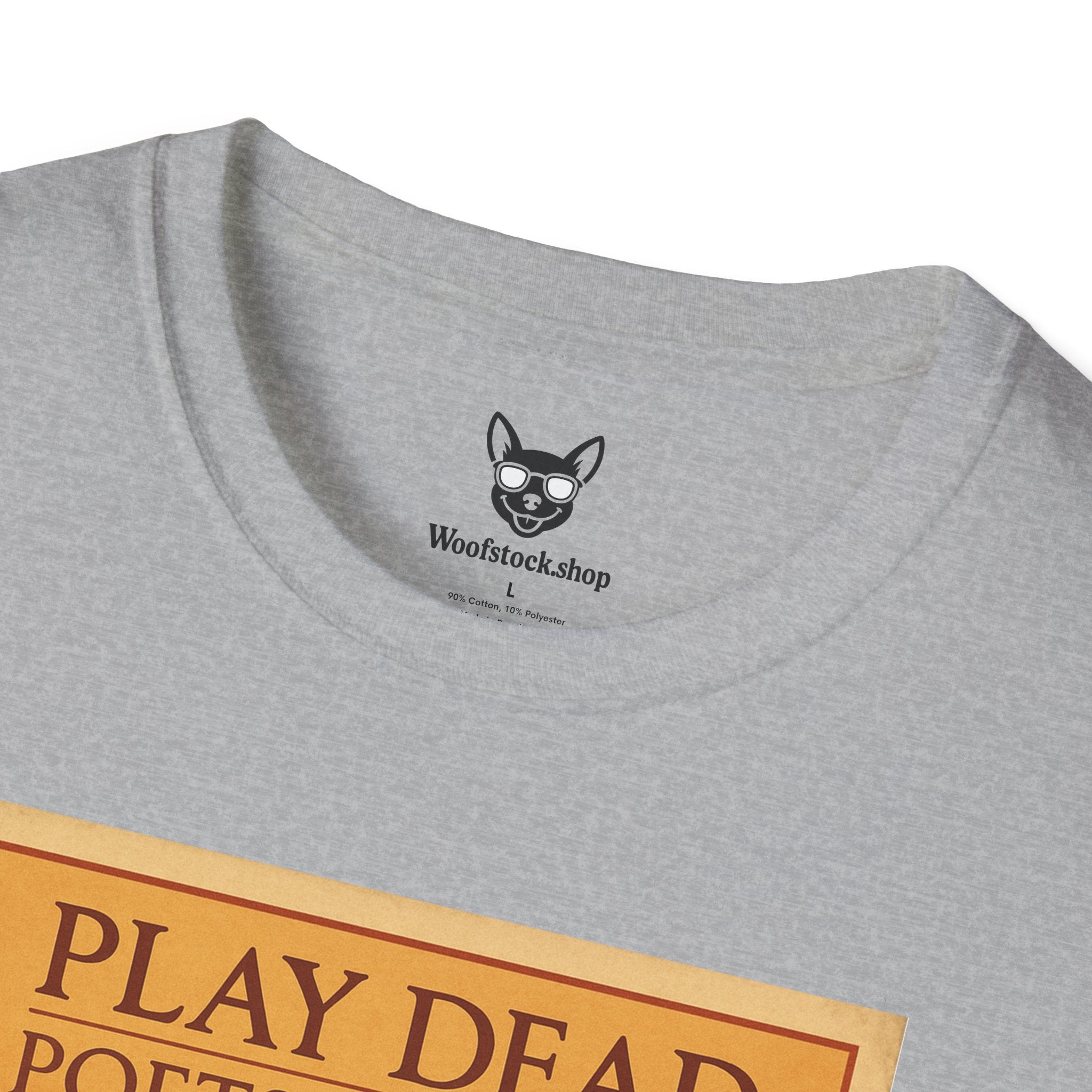 Dead Poets Society Poster Dog Parody Unisex Softstyle T-Shirt -- Funny Movie Tee for Movie and Dog Lovers