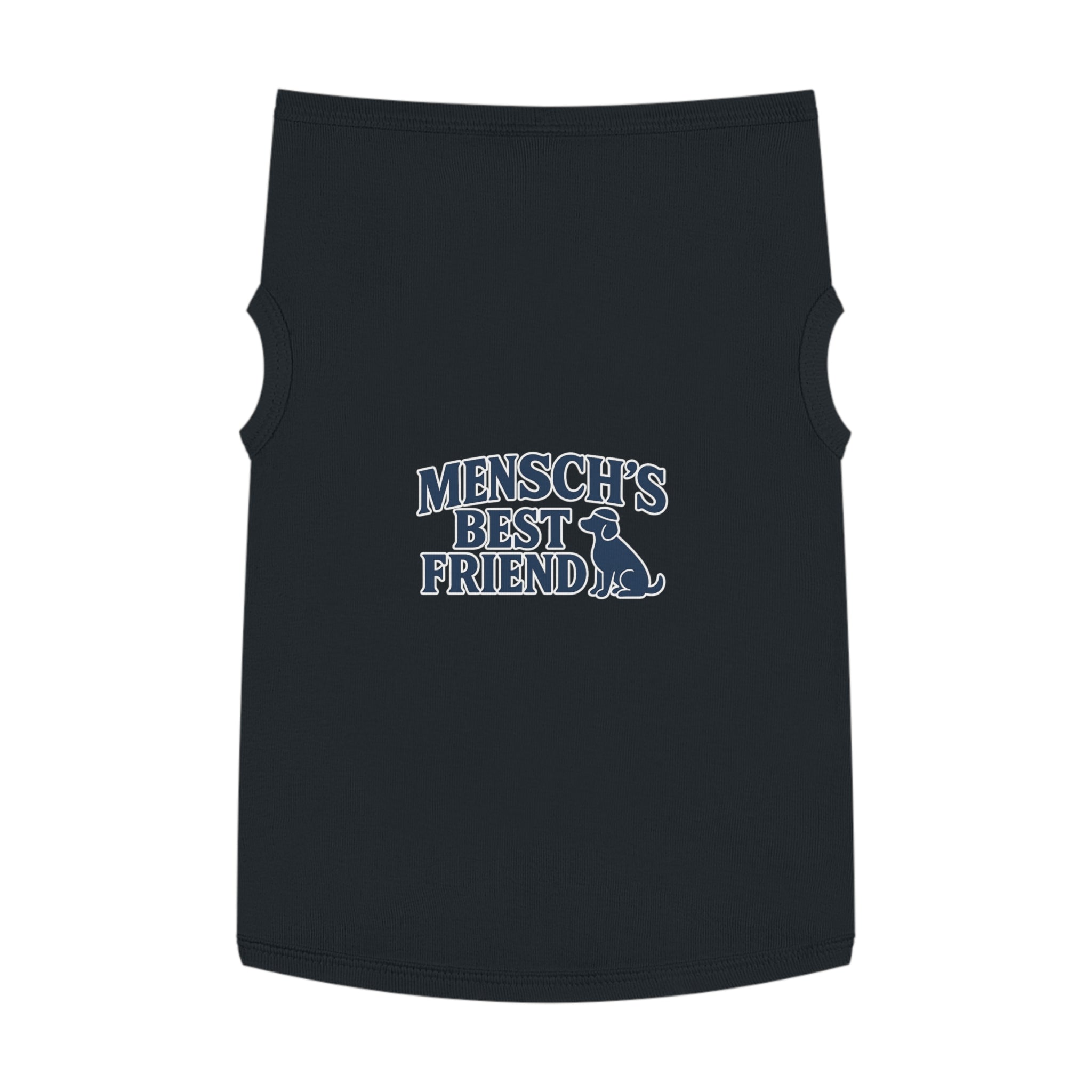 Mensch's Best Friend Dog Tank Top -- Funny Christmas Apparel for Dogs