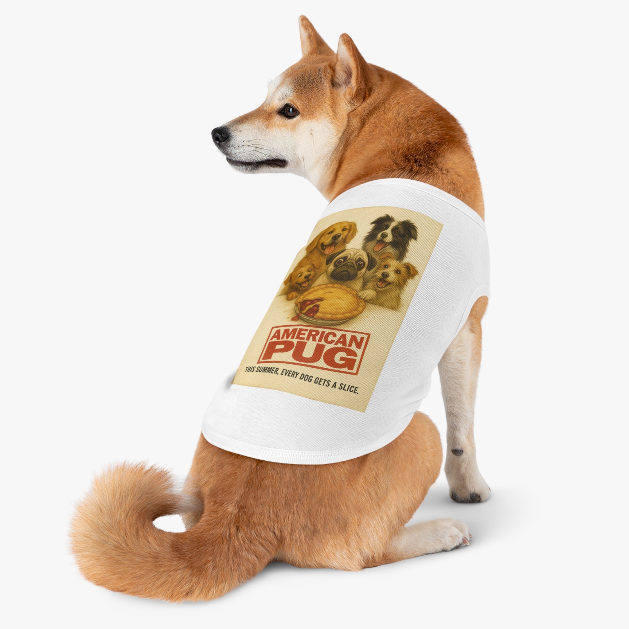 American Pug Pet Tank Top-- Funny Parody Shirt for Dog Lovers