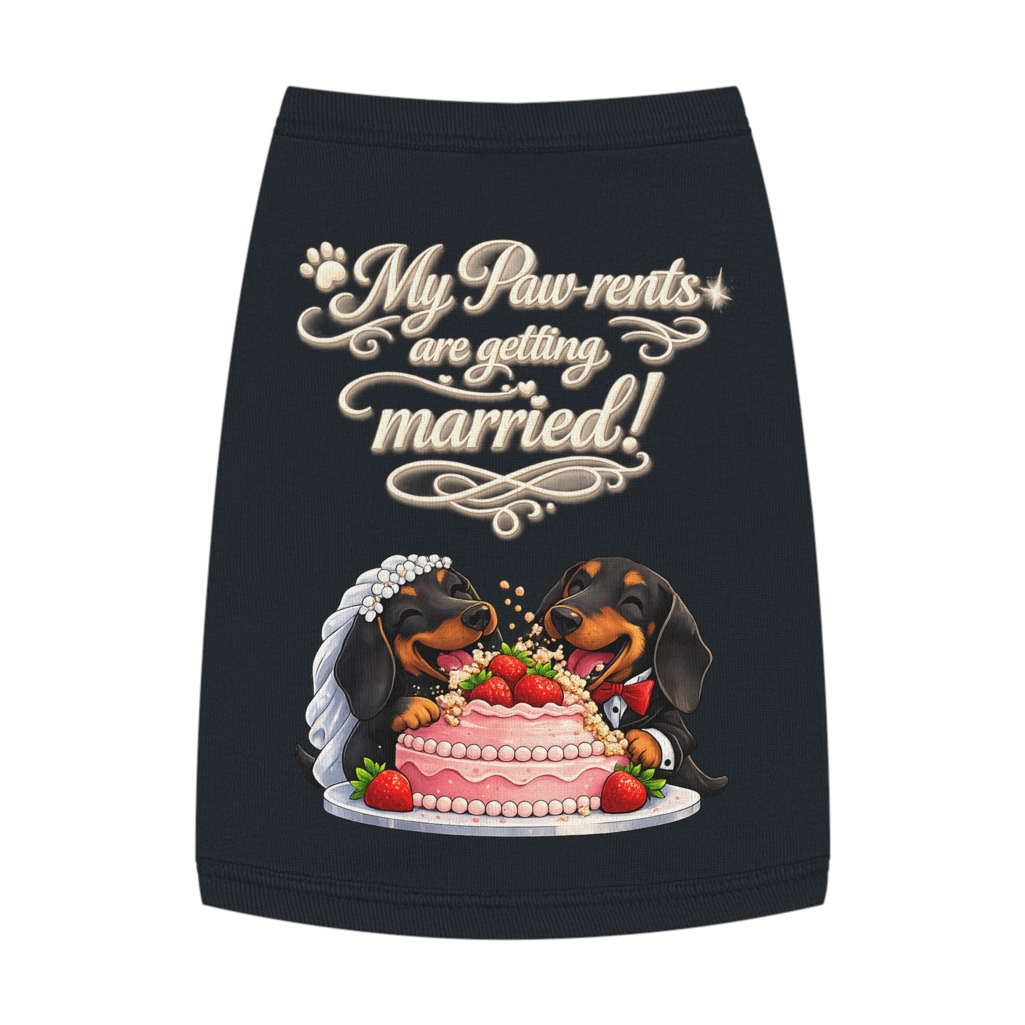 Engagement Gift for Dog Lovers -- My Pawrents Are Getting Married Dog Shirt Wedding Gift (Dachshund)