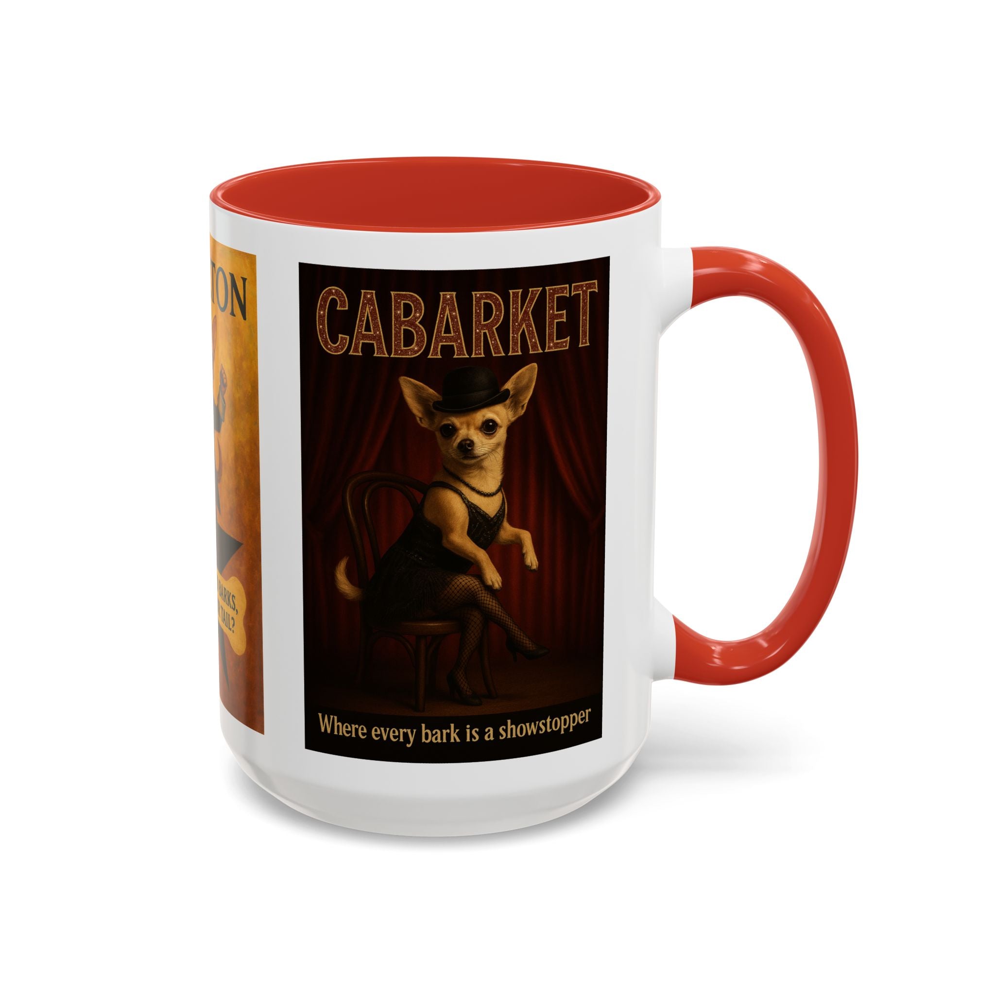 Broadway Dog Parody Mug – Funny Wicked, Hamilton & Cabaret Musical Gift