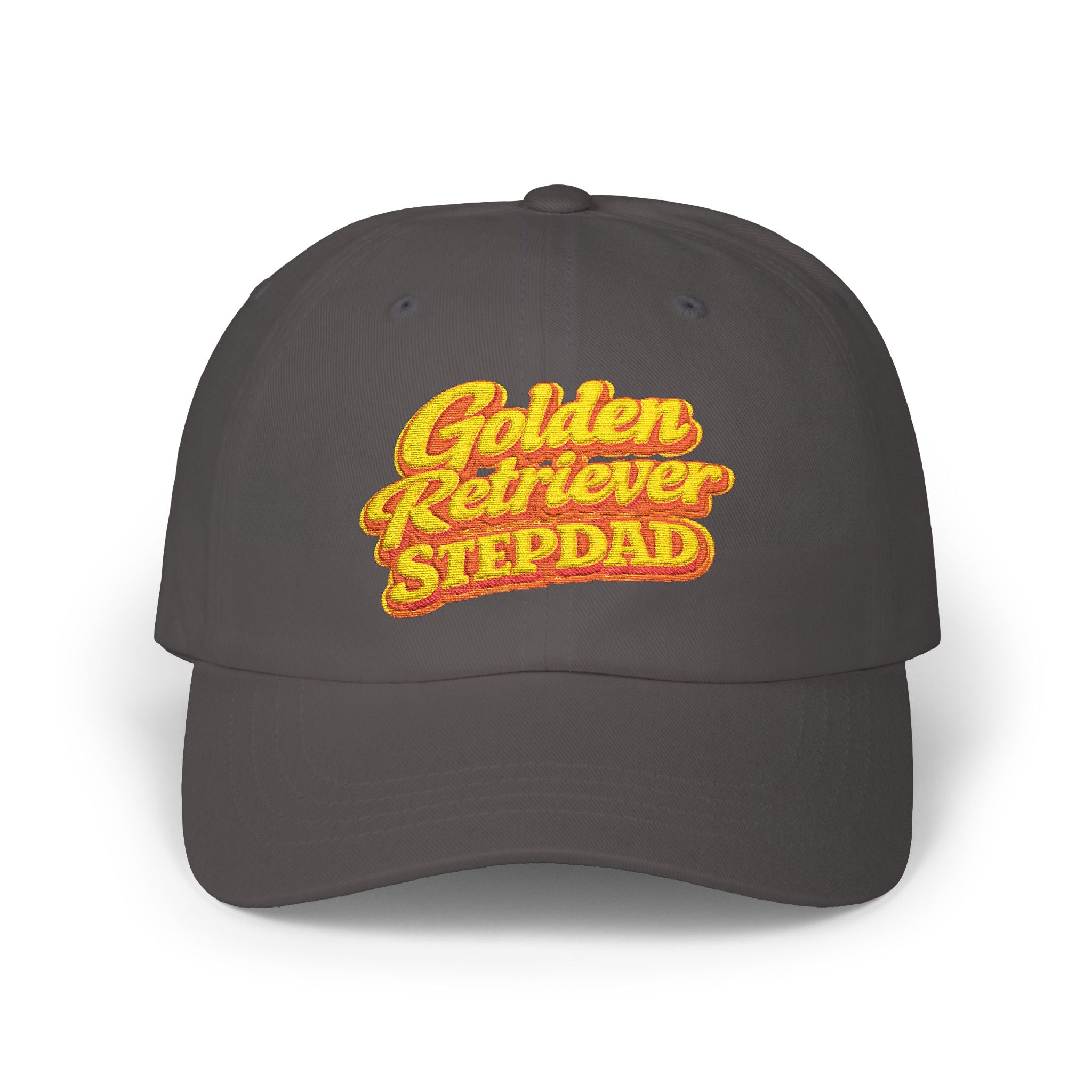 Golden Retriever Stepdad Dad Cap — Embroidered Baseball Hat for Pug Lovers