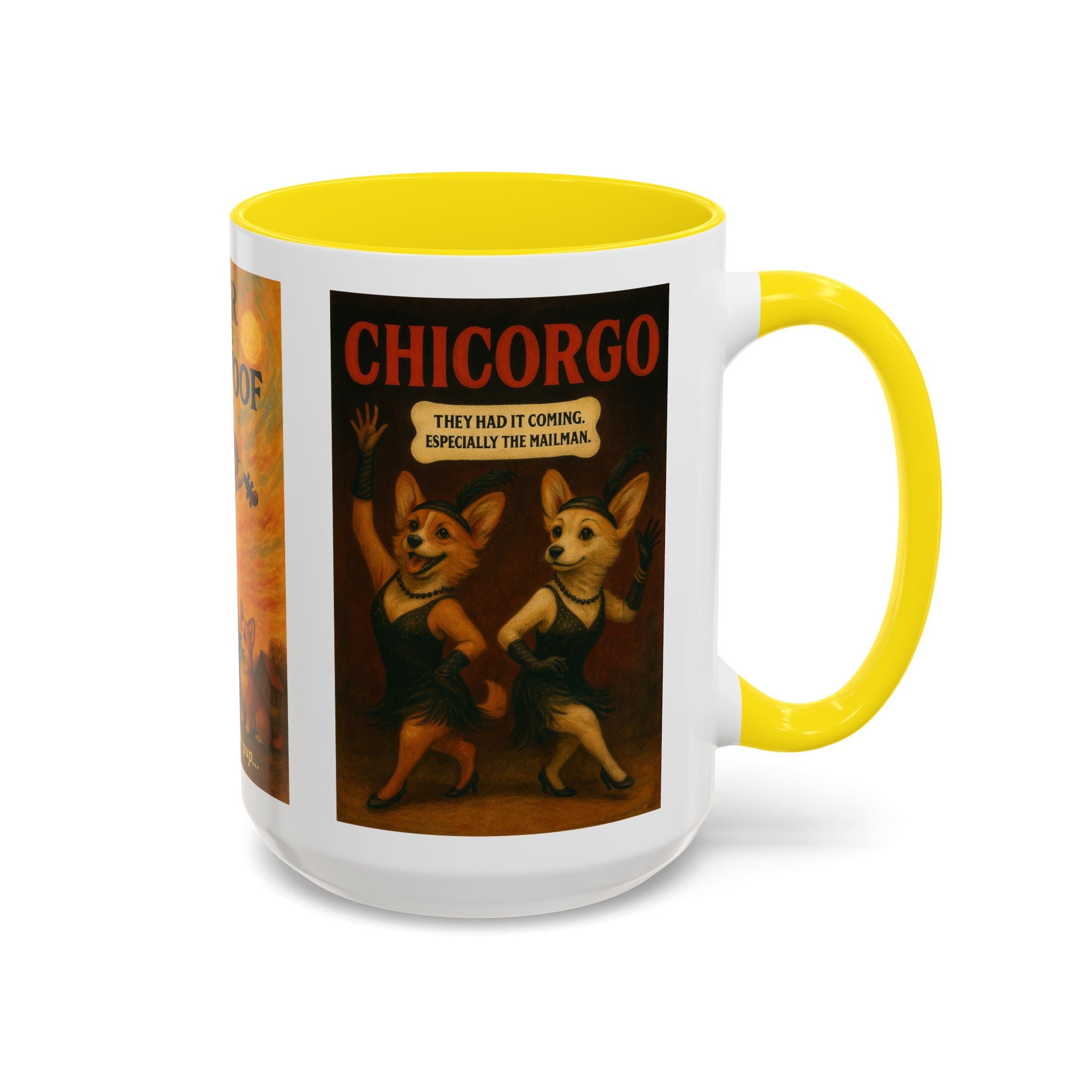 Broadway Dog Parody Mug – Funny Chicago, Fiddler & A Chorus Line Musical Gift