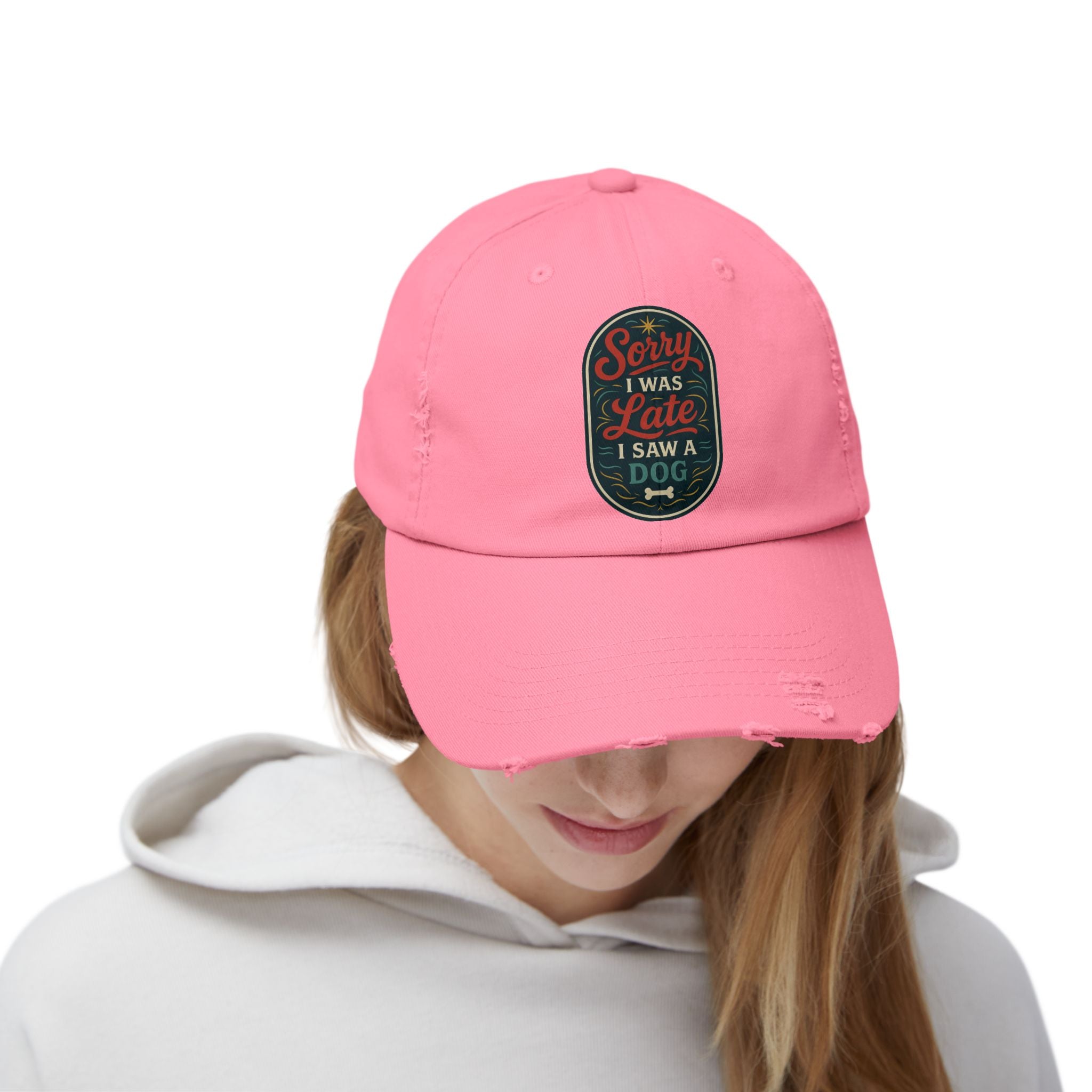Sorry I Was Late, I Saw A Dog Hat -- Funny Hat for Dog Lovers