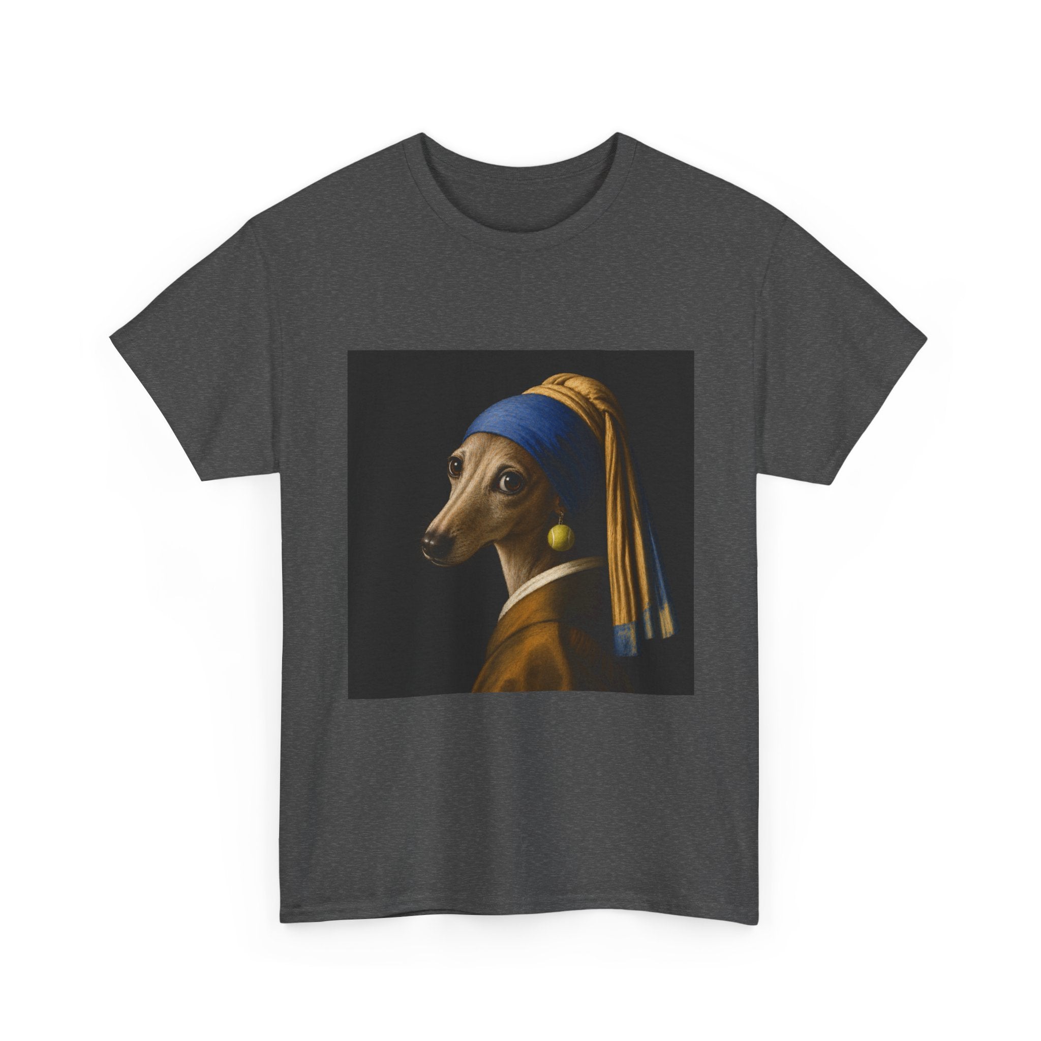 The Girl With the Fuzzy Earring -- Funny Shirt for Dog and Art Lovers