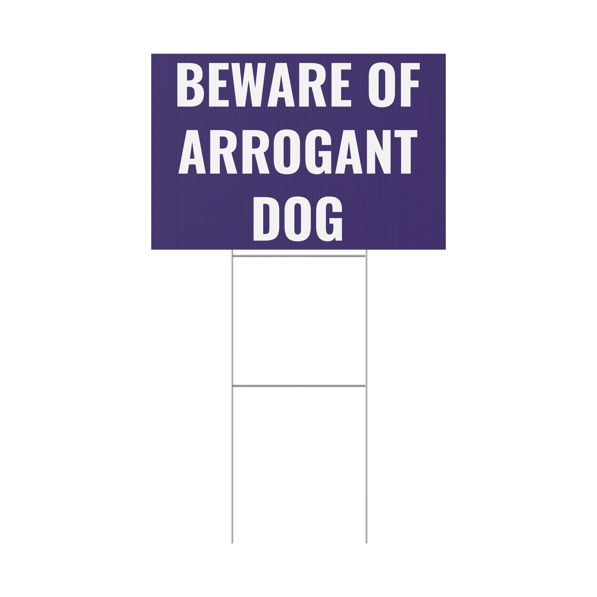 Copy of Copy of Copy of Copy of Beware of Anxious Chihuahua Yard Sign - Funny Dog Warning Plastic Lawn Sign