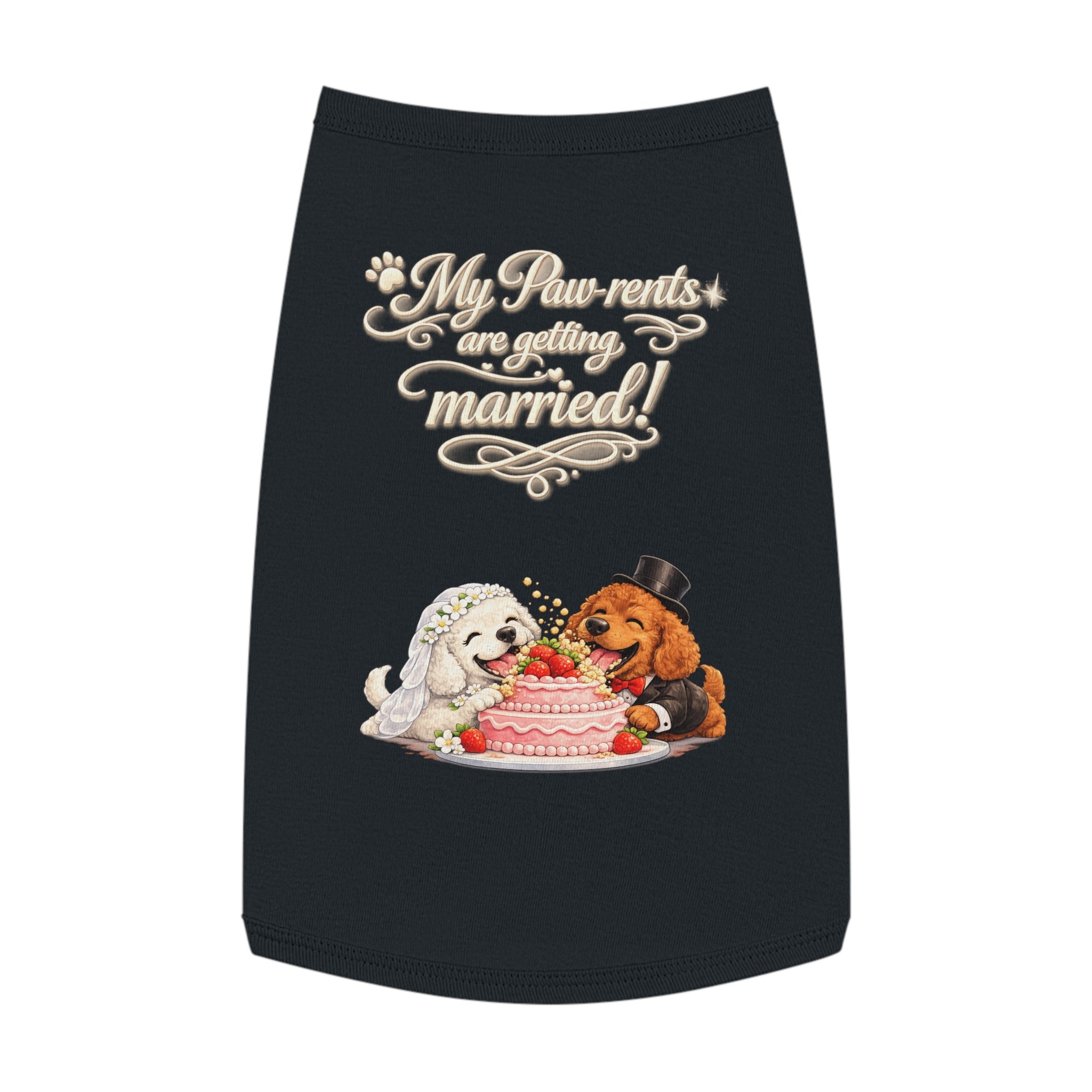 Engagement Gift for Dog Lovers -- My Pawrents Are Getting Married Dog Shirt Wedding Gift (Poodle)