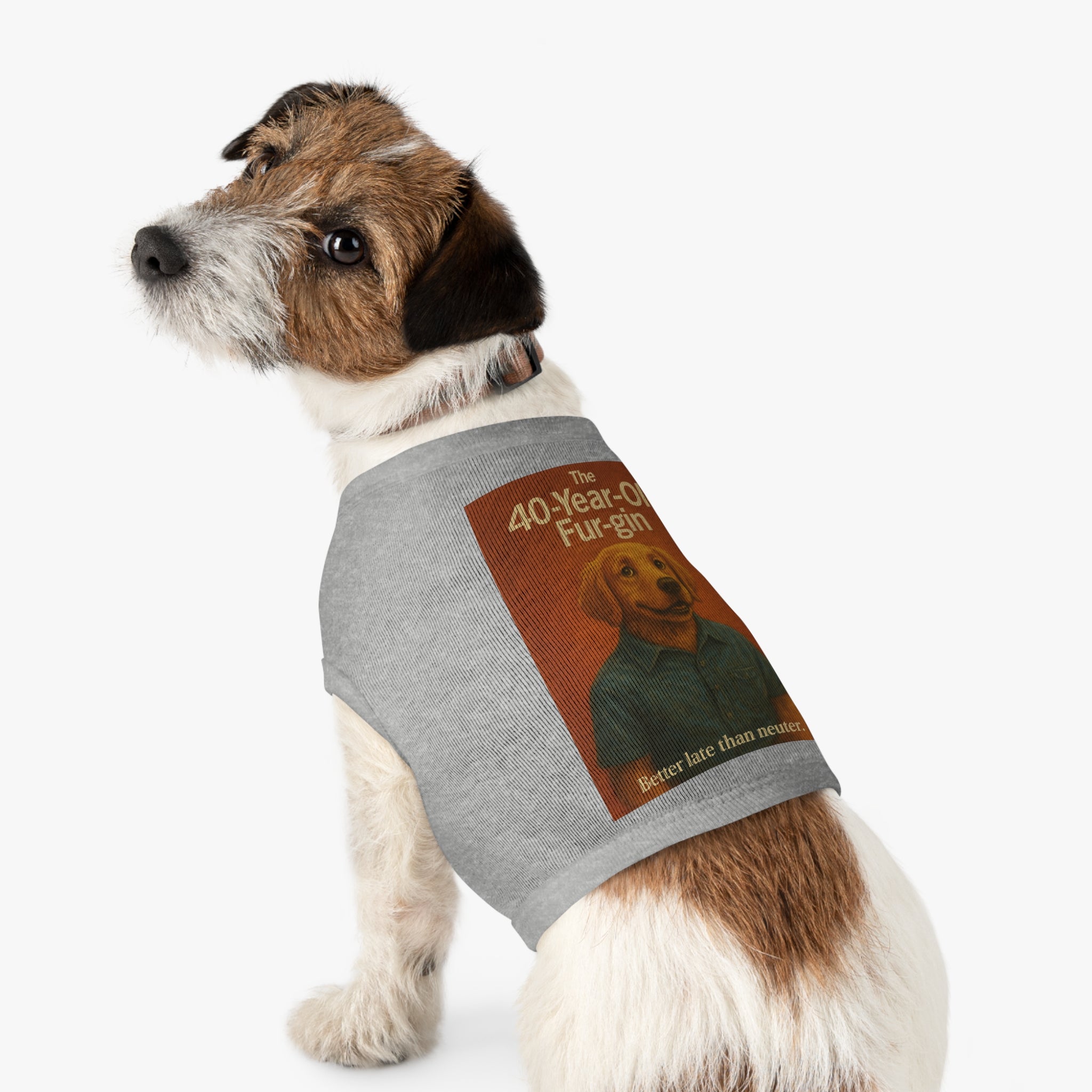 The 40-Year-Old Furgin Pet Tank Top-- Funny Parody Shirt for Dog Lovers