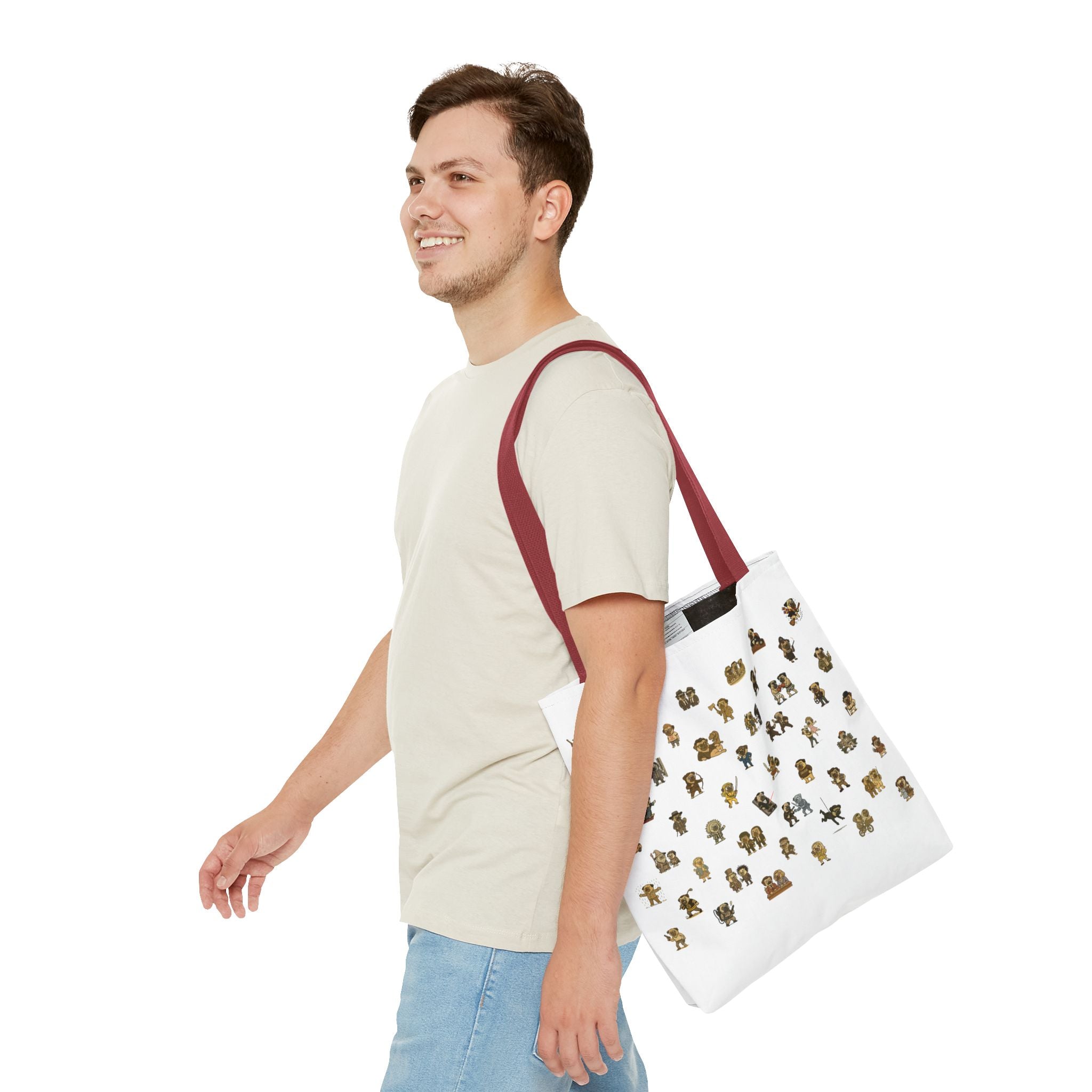 Movie Pugs Tote Bag – Hilarious Bag for Dog Lovers and Cinema Fans