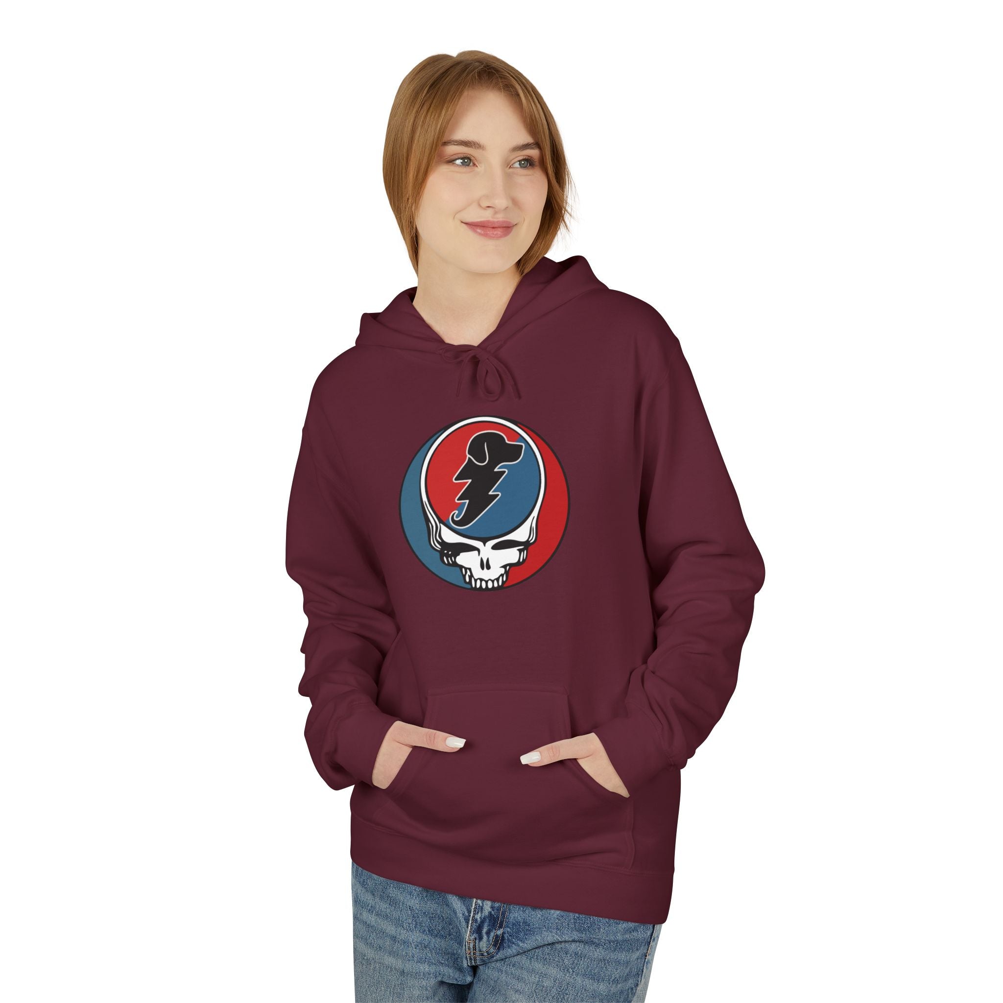 Grateful Dead Parody Dog Hoodie — Funny Hoodie for Deadheads and Dog Lovers